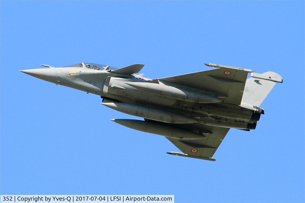 352, Dassault Rafale B C/N 352, Dassault Rafale B, Flight over St Dizier-Robinson Air Base 113 (LFSI)