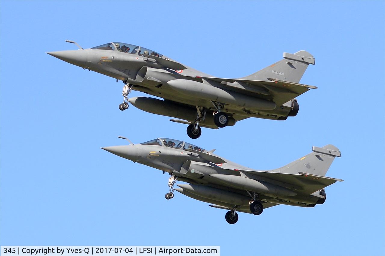 345, Dassault Rafale B C/N 345, Dassault Rafale B, Short approach rwy 29, St Dizier-Robinson Air Base 113 (LFSI)