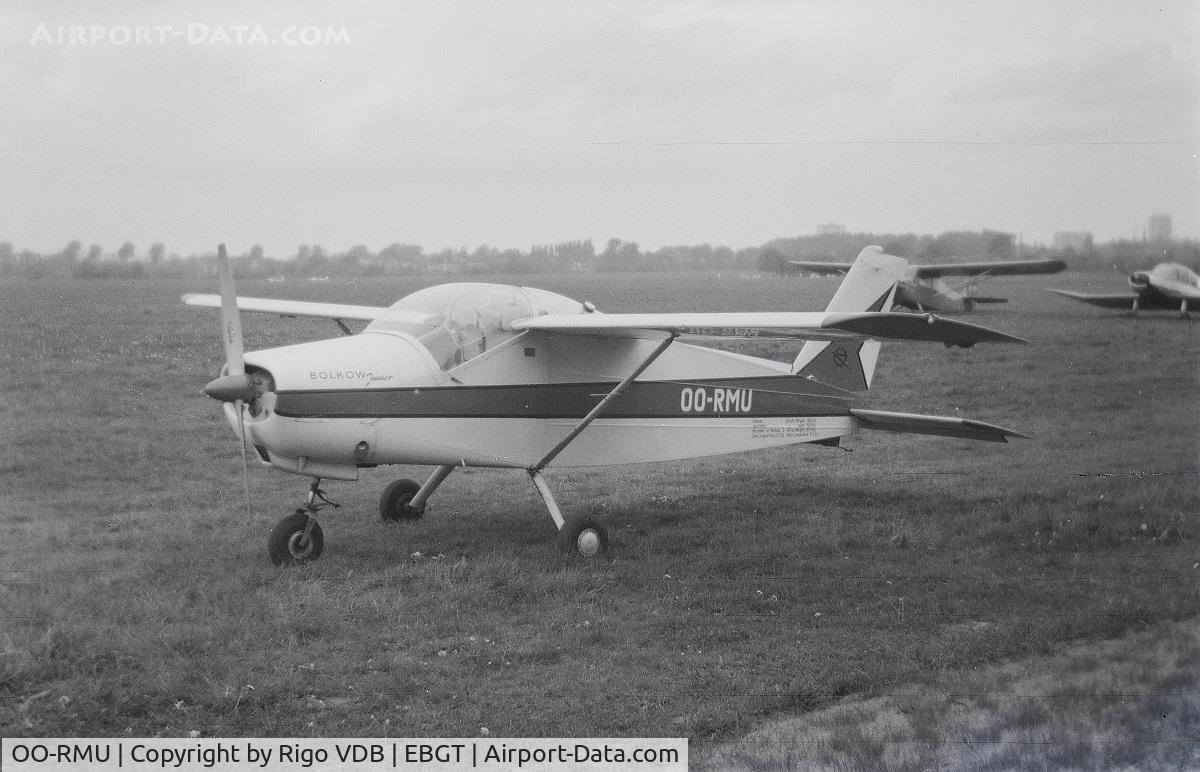 OO-RMU, 1963 Bolkow Bo-207A-1 Junior C/N 518, Ghent airport 1965.
