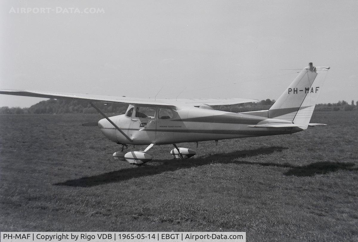 PH-MAF, 1960 Cessna 172A C/N 47536, PH-MAF of NTS ( Nederlandse Televisie Stichting ) at Ghent airport.