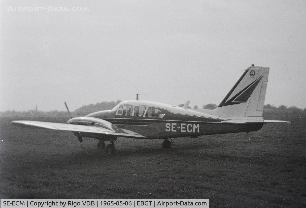 SE-ECM, 1964 Piper PA-23-250 Aztec C C/N 27-2538, SE-ECM  of  Volvo at Ghent Airport.