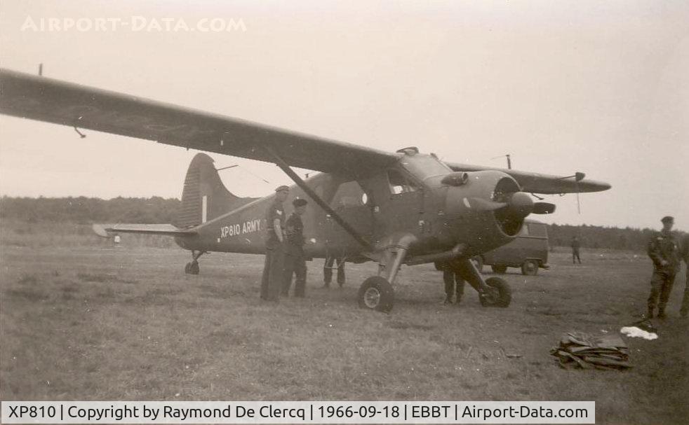 XP810, 1961 De Havilland Canada DHC-2 Beaver AL.1 C/N 1464, Belgian Army Light Aviation Meeting at Brasschaat.