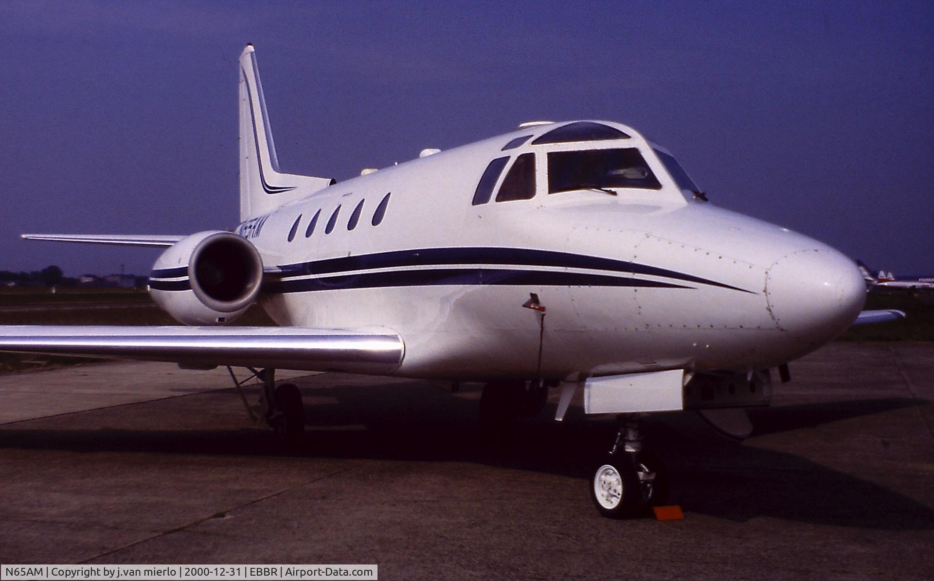 N65AM, 1981 Rockwell International NA-265-65 Sabreliner 65 C/N 465-58, Brussels G.A.T. '80s