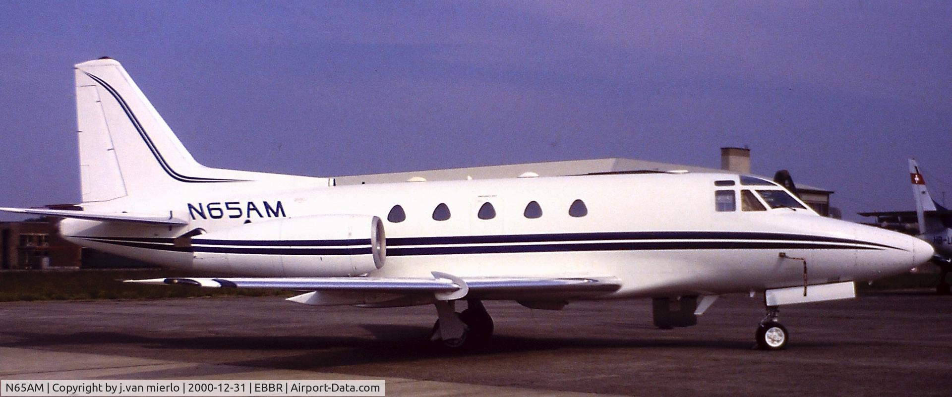 N65AM, 1981 Rockwell International NA-265-65 Sabreliner 65 C/N 465-58, Brussels, G.A.T. '80s