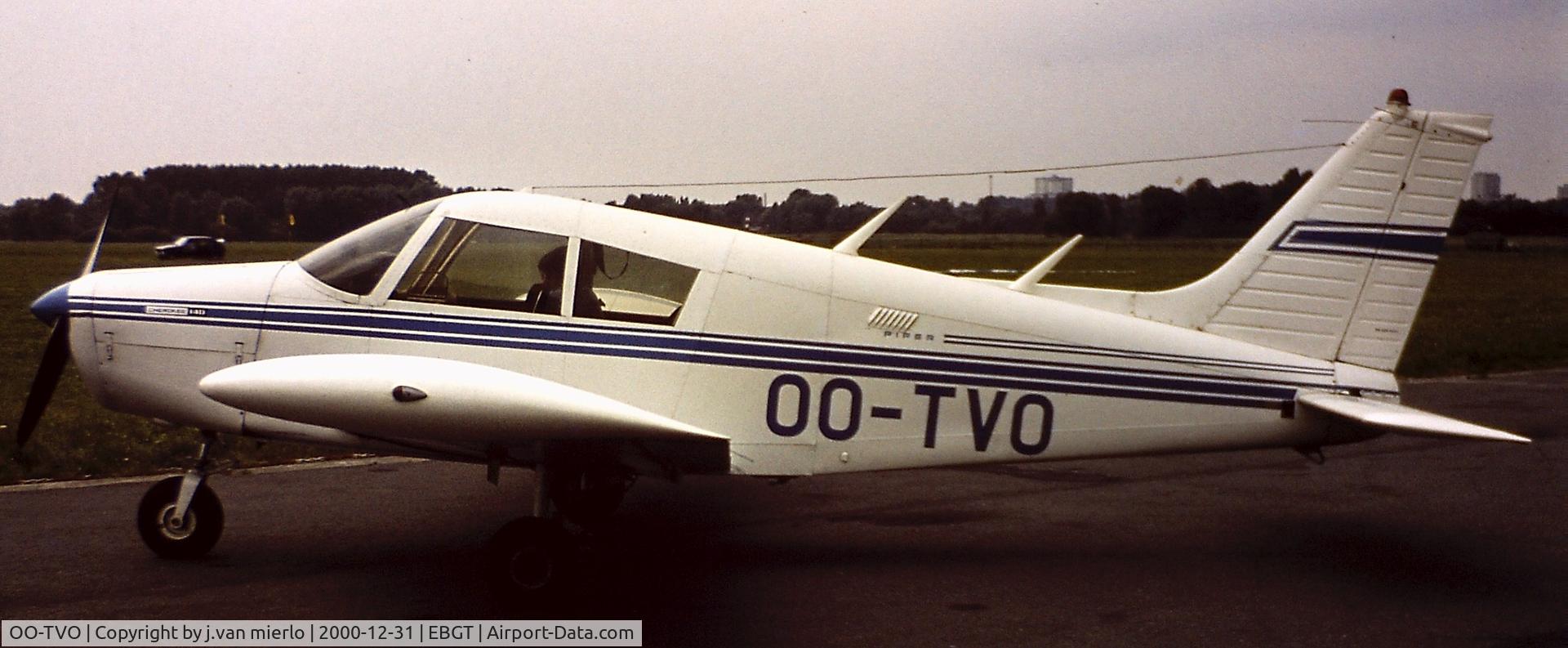 OO-TVO, 1972 Piper PA-28-140 Cherokee F C/N 28-7325008, Ghent SDW, Belgium '70s