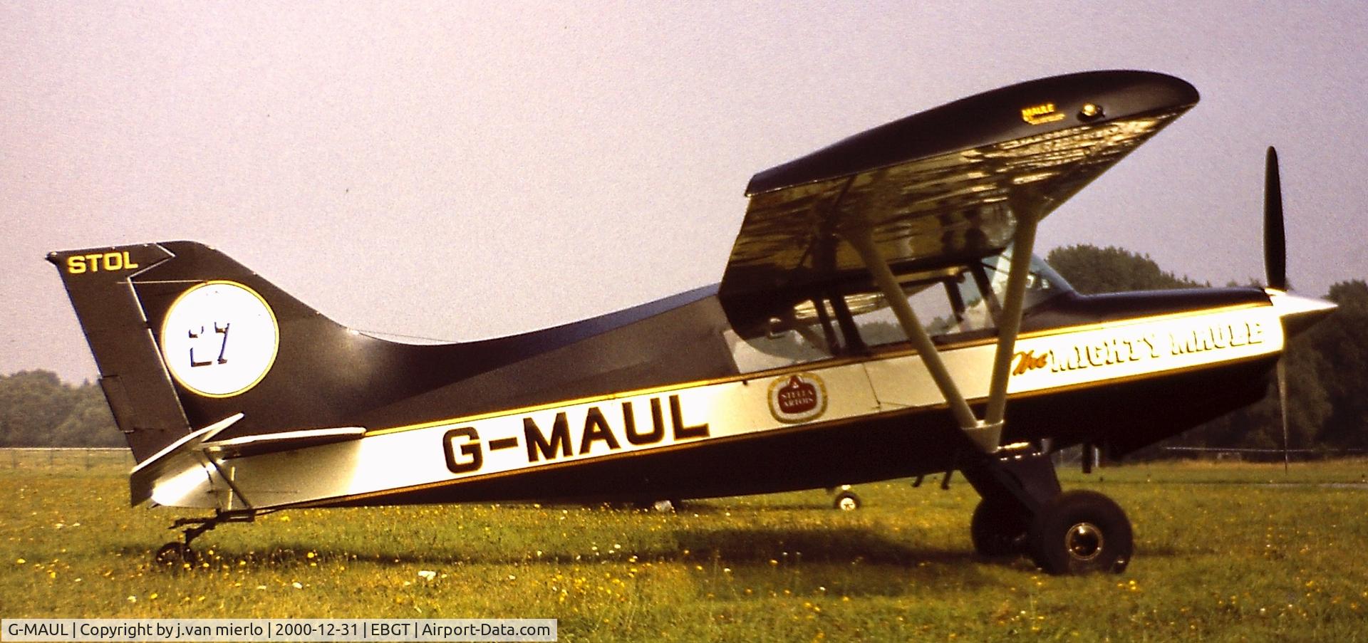G-MAUL, 1980 Maule M-5-235C Lunar Rocket C/N 7316C, Ghent SDW, Belgium