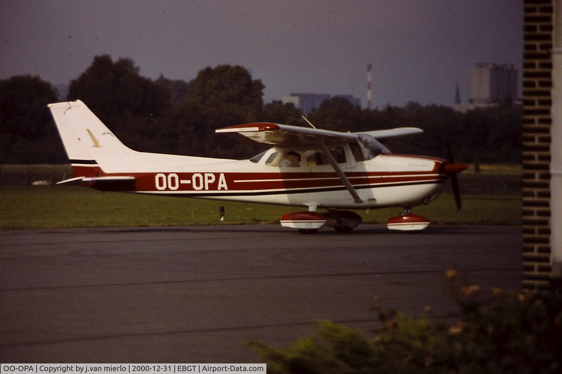 OO-OPA, 1978 Reims F172N Skyhawk C/N 1760, Ghent, Belgium