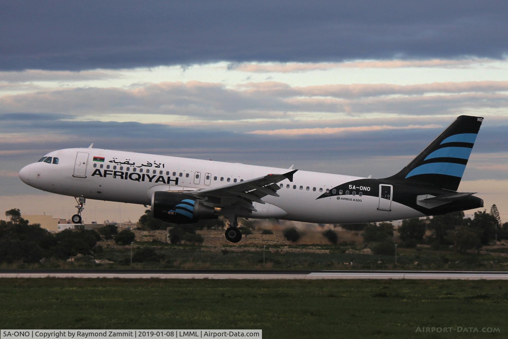 5A-ONO, 2011 Airbus A320-214 C/N 4639, A320 5A-ONO Afriqijah Airways
