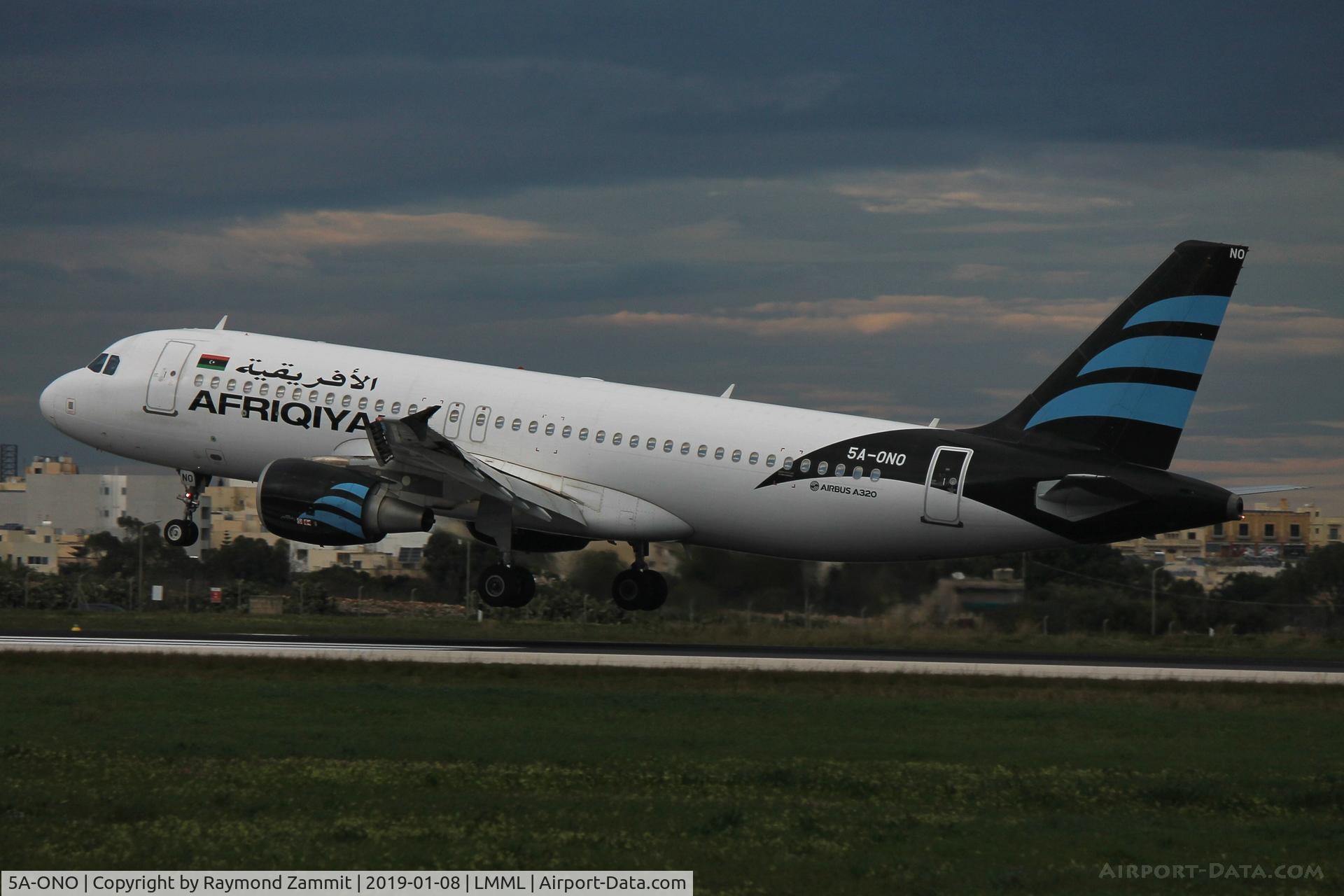 5A-ONO, 2011 Airbus A320-214 C/N 4639, A320 5A-ONO Afriqiyah Airways