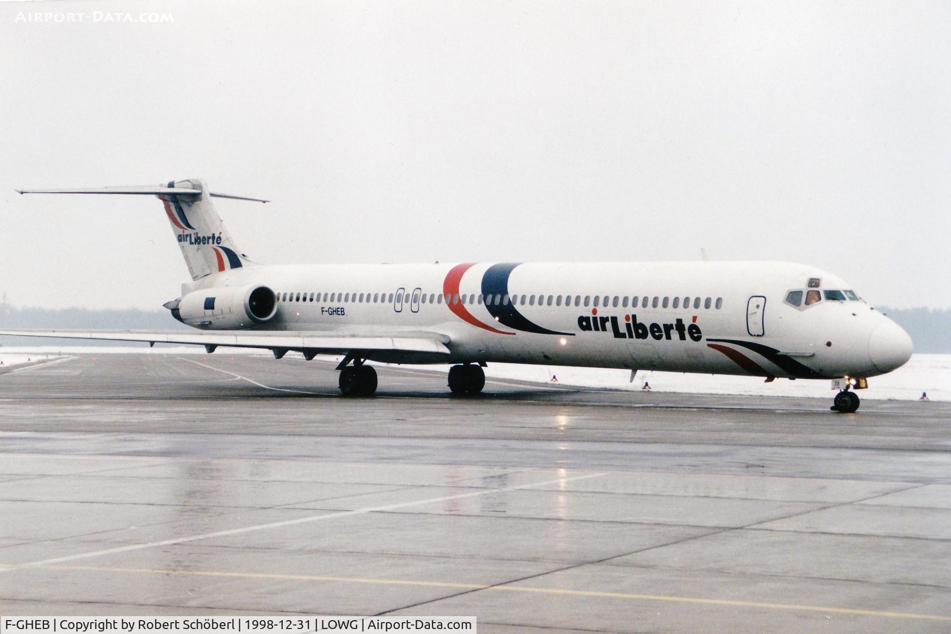 F-GHEB, 1988 McDonnell Douglas MD-83 (DC-9-83) C/N 49822, F-GHEB @ LOWG
