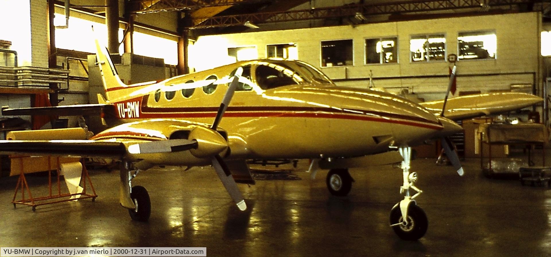 YU-BMW, Cessna 340 C/N Not found YU-BMW, ABELAG hangar