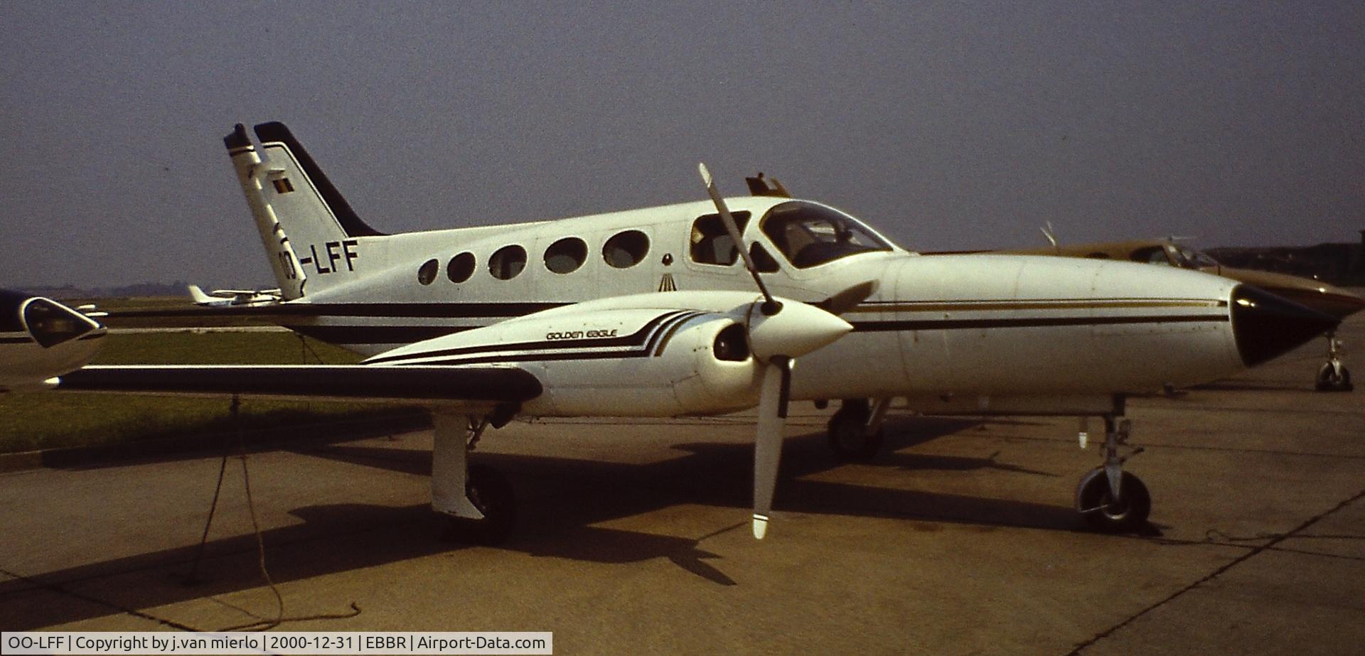 OO-LFF, 1973 Cessna 421B Golden Eagle C/N 421B0380, abelag, Brussels