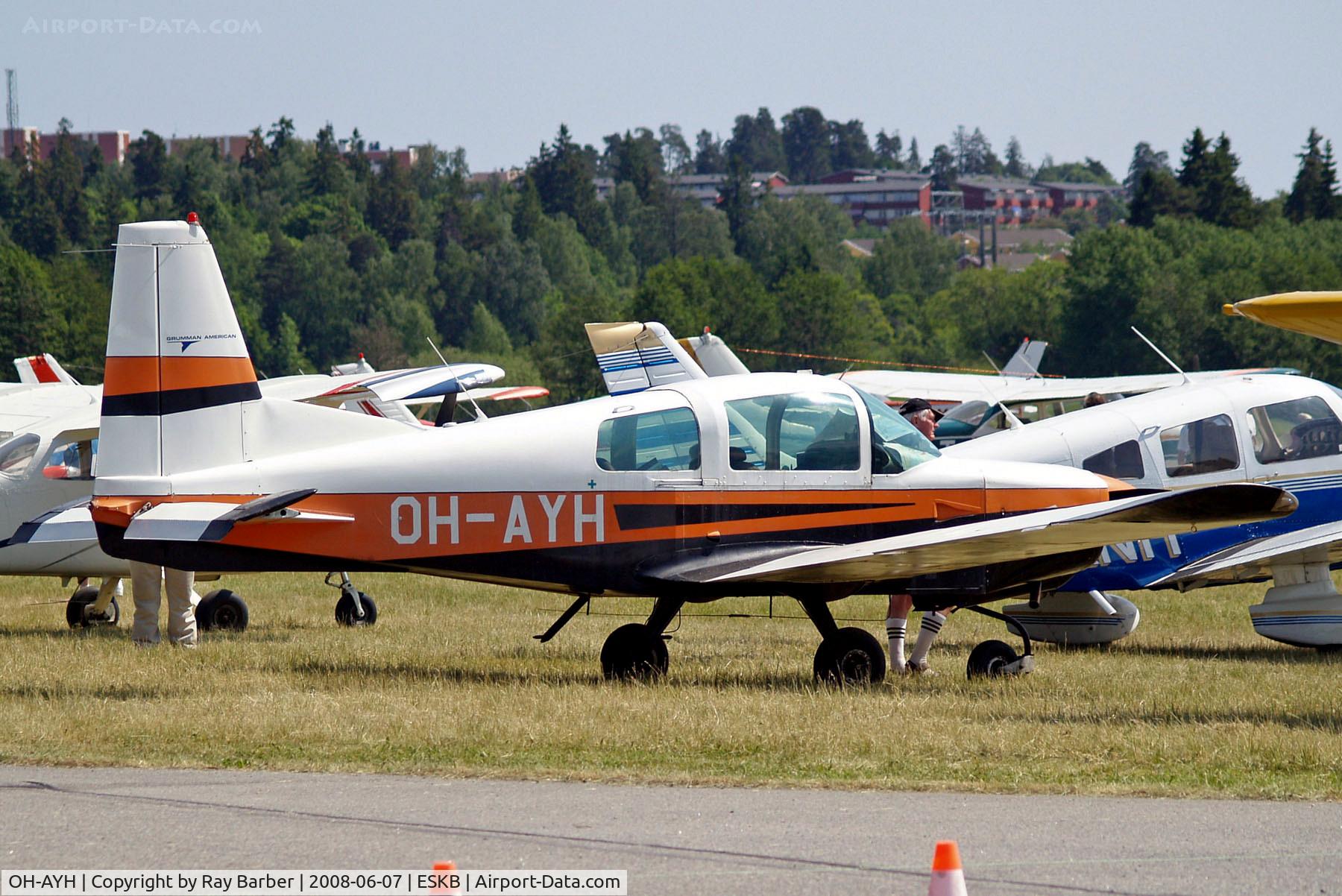 OH-AYH, 1973 American Aviation AA-5 Traveler C/N AA5-0196, OH-AYH    American Aviation AA-5 Traveler [AA5-0196] Stockholm-Barkarby~SE 07/06/2008