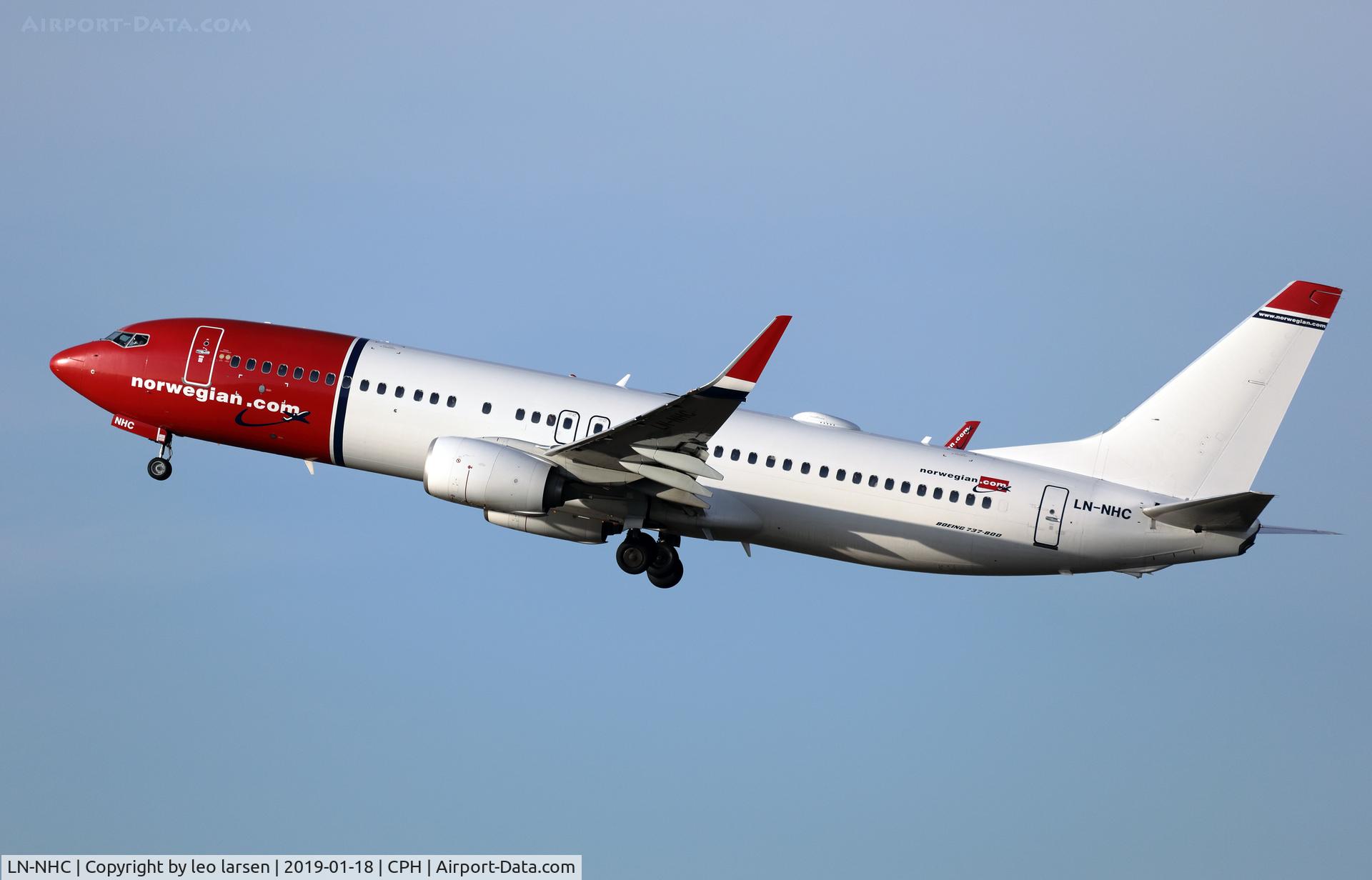LN-NHC, 2014 Boeing 737-8JP C/N 41128, Copenhagen 18.1.2019