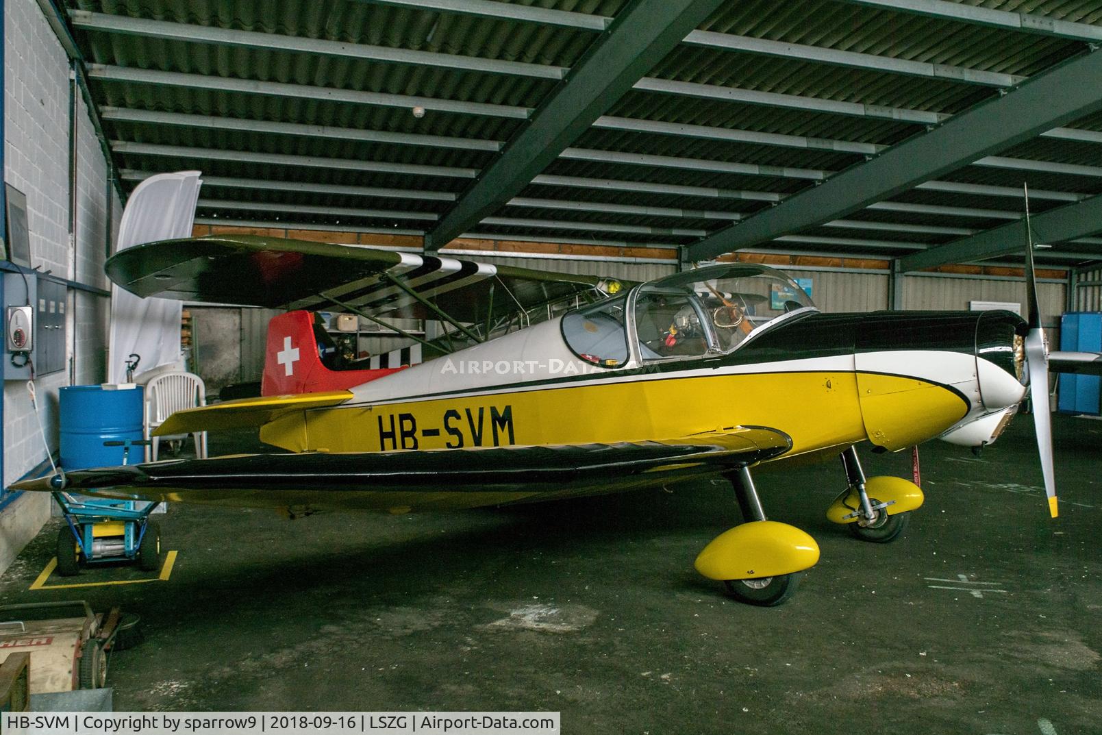 HB-SVM, 1962 Uetz Jodel U2V C/N 22, At Grenchen