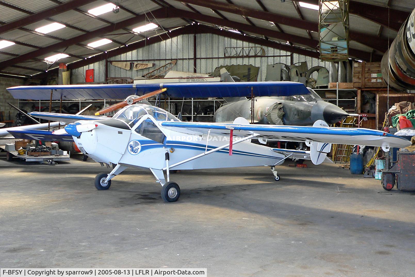 F-BFSY, 1950 Nord NC-858S C/N 77, In hangar at Saint-Rambert-d'Albon.