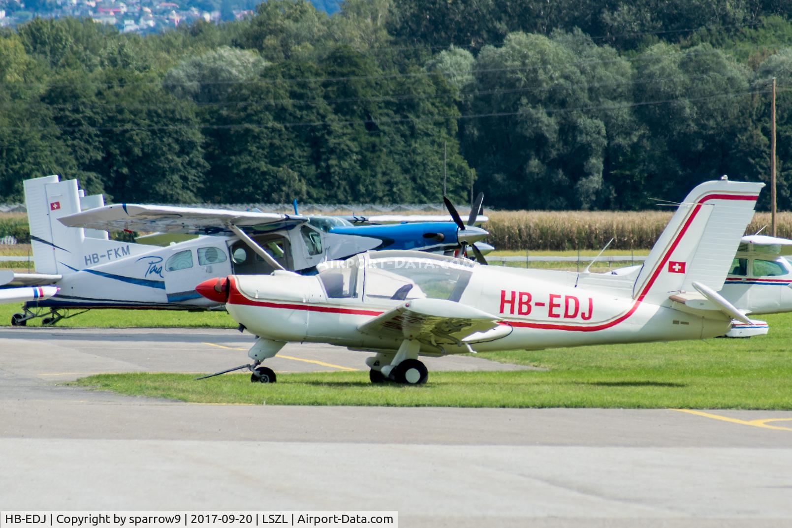 HB-EDJ, 1972 Socata MS-893 A Rallye Commodore 180 C/N 11973, Still at Locarno-Magadino, deregistered some time ago.