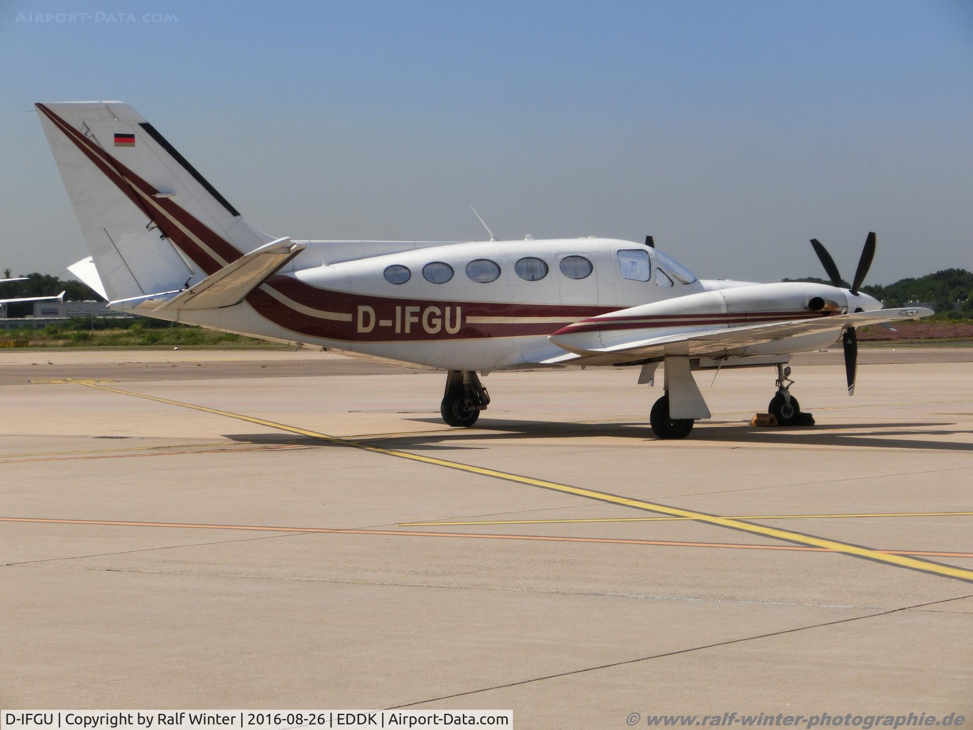 D-IFGU, 1983 Cessna 425 Conquest I C/N 425-0042, Cessna 425 Conquest 1 - Air 7 Fllugzeugvermietung - 425-0042 - D-IFGU - 26.08.2016 - CGN