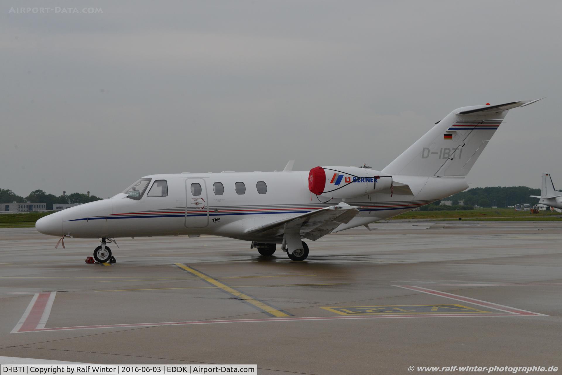 D-IBTI, Cessna 525 CitationJet CJ1+ C/N 525-0684, Cessna 525 CitationJet CJ1+ - Berner - 5250684 - D-IBTI - 03.06.2016 - CGN