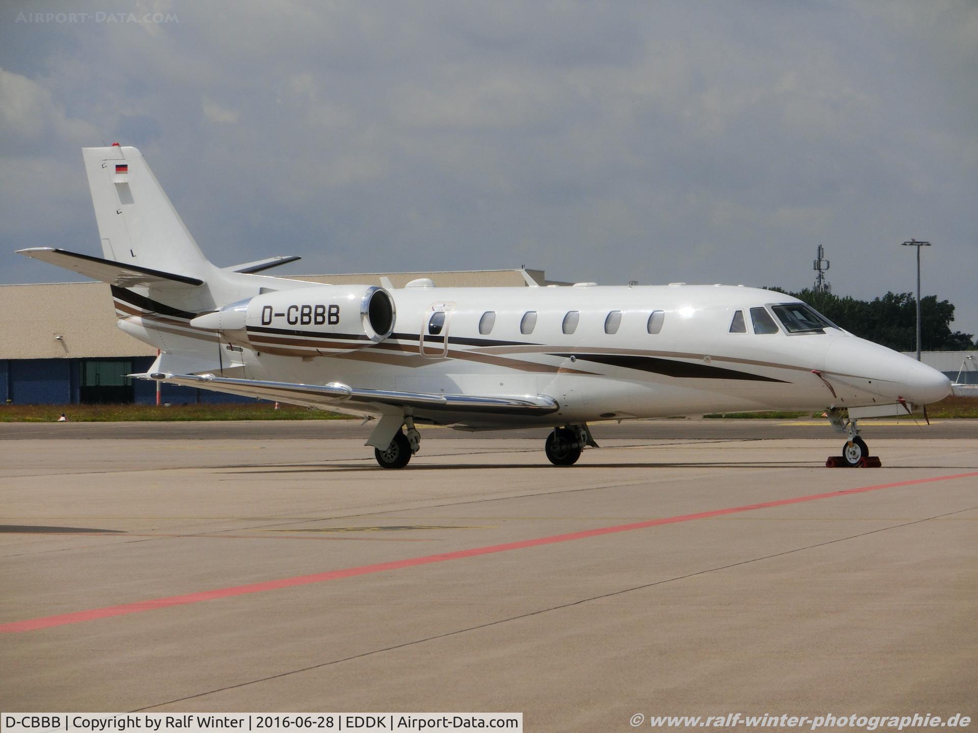 D-CBBB, 2005 Cessna 560XLS C/N 560-5567, Cessna 560XL Ciatation XLS - DCS DC Aviation - 560-5567 - D-CBBB - 28.06.2016 - CGN