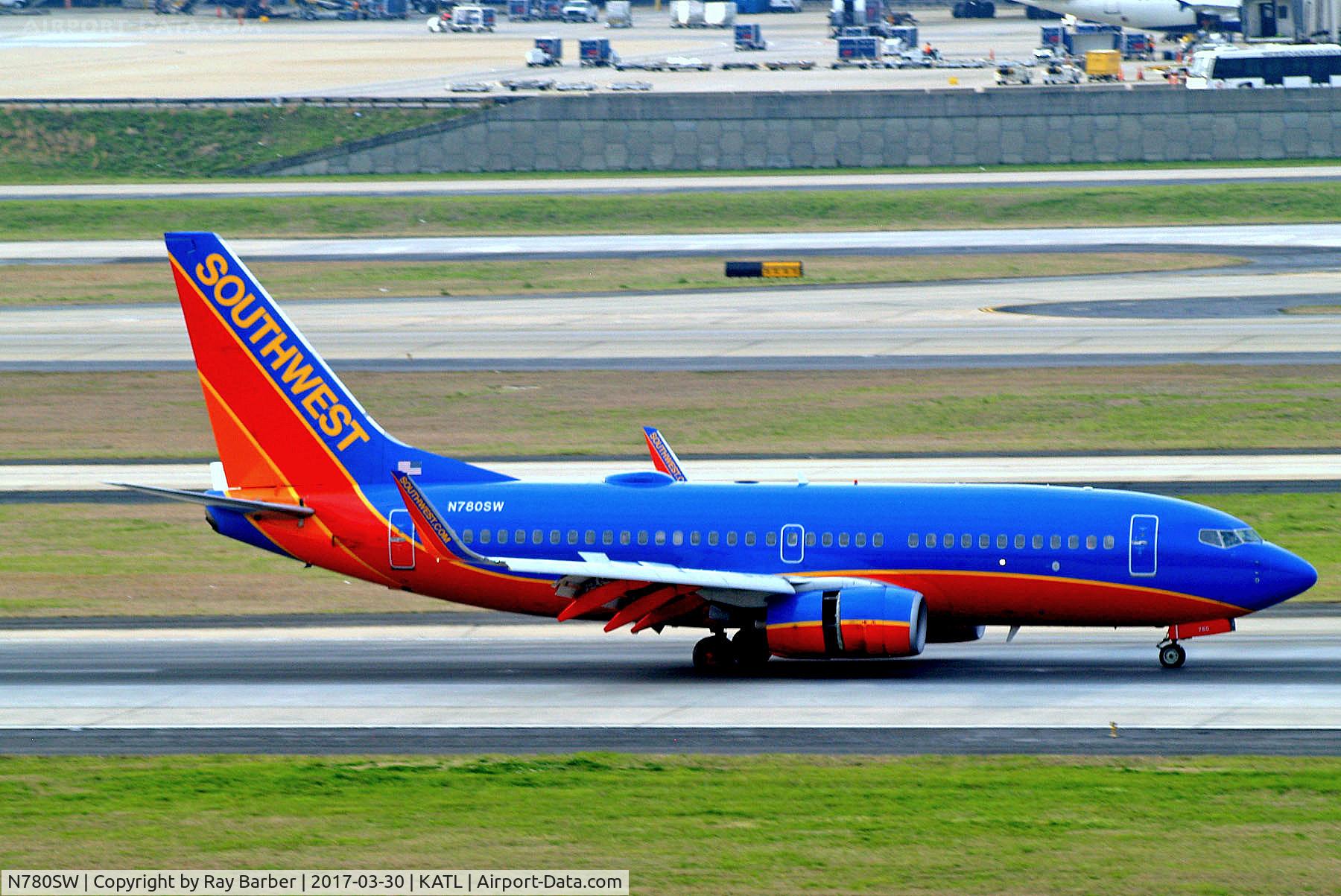 N780SW, 2000 Boeing 737-7H4 C/N 27885, N780SW   Boeing 737-7H4 [27885] (Southwest Airlines) Atlanta-Hartsfield~N 30/03/2017