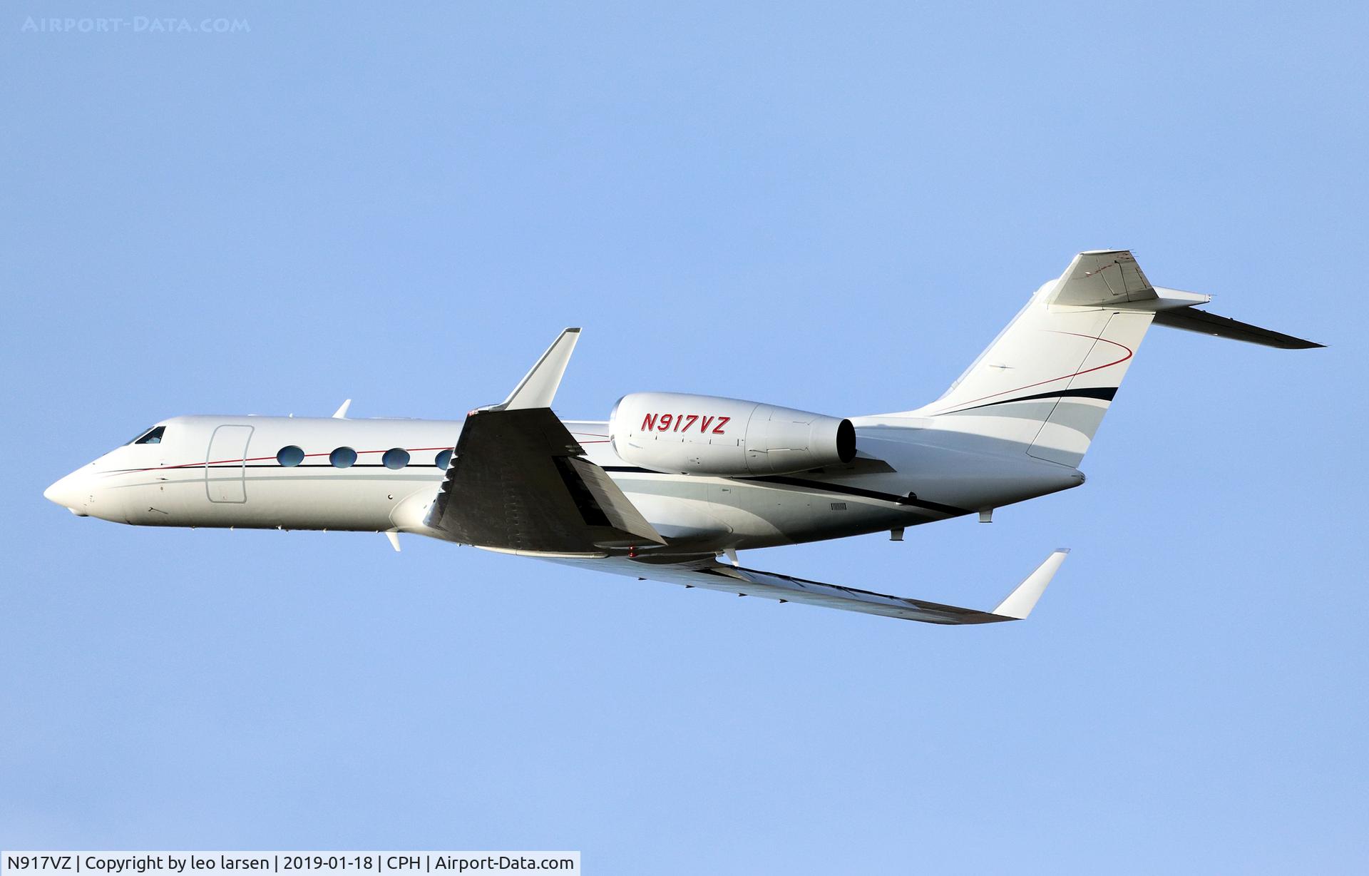 N917VZ, 2010 Gulfstream Aerospace GIV-X (G450) C/N 4198, Copenhagen 18.1.2019