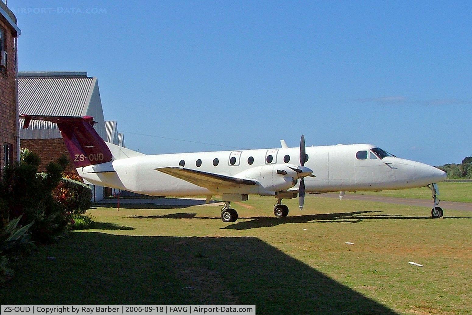 ZS-OUD, 1987 Beech 1900C C/N UB-73, ZS-OUD   Beech 1900C [UB-73] (Aircraft Africa Contracts) Durban-Virginia~ZS 18/09/2006