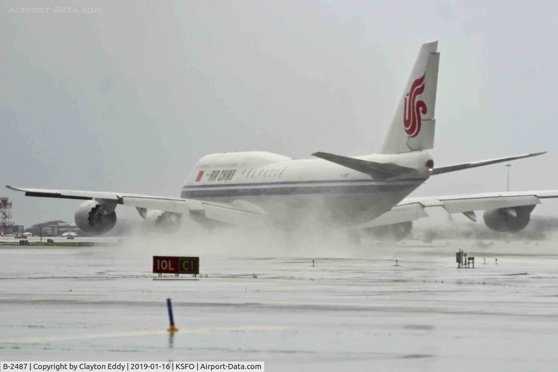 B-2487, 2014 Boeing 747-89L C/N 44932, SFO 2019.
