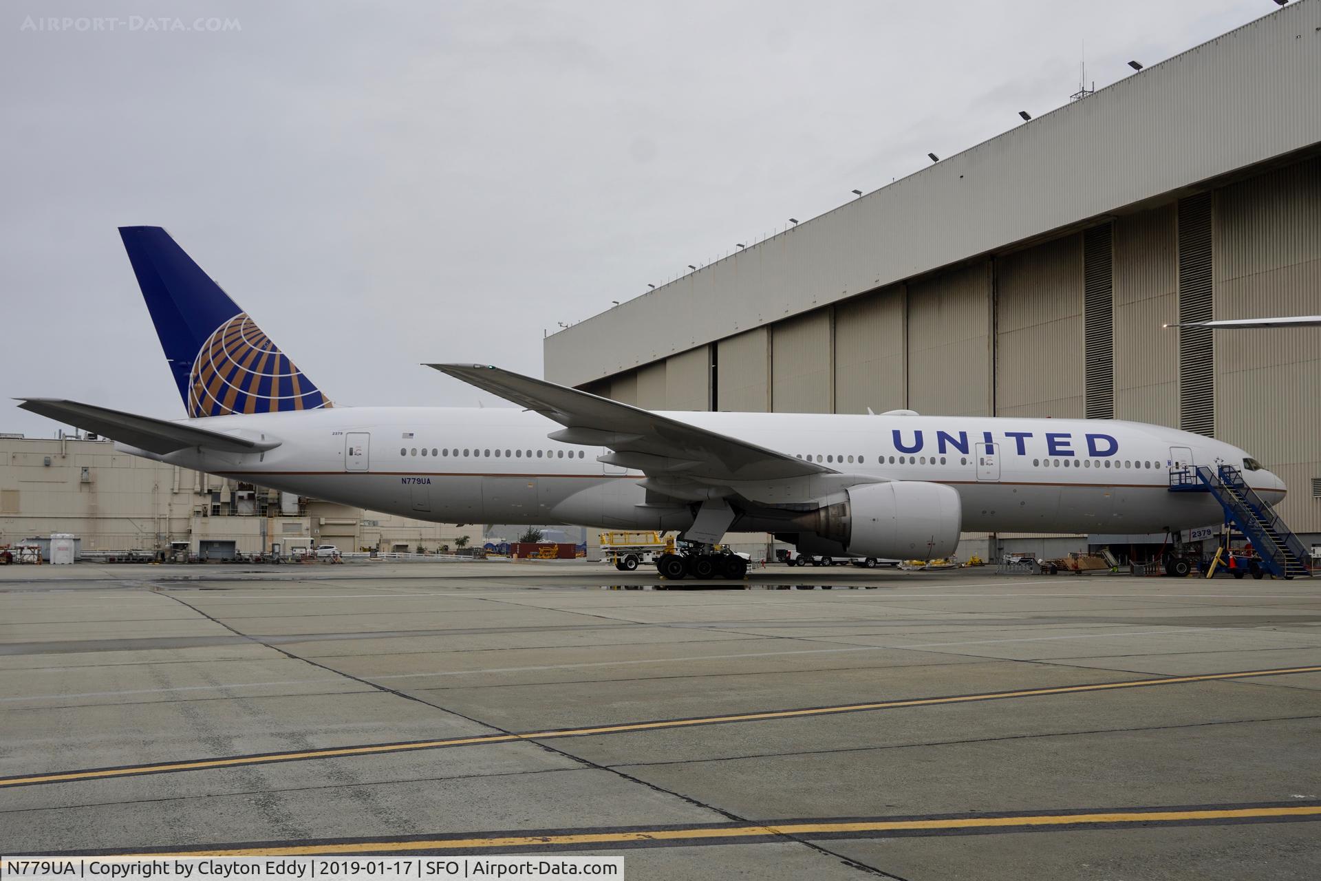 N779UA, 1996 Boeing 777-222 C/N 26941, SFO 2019.