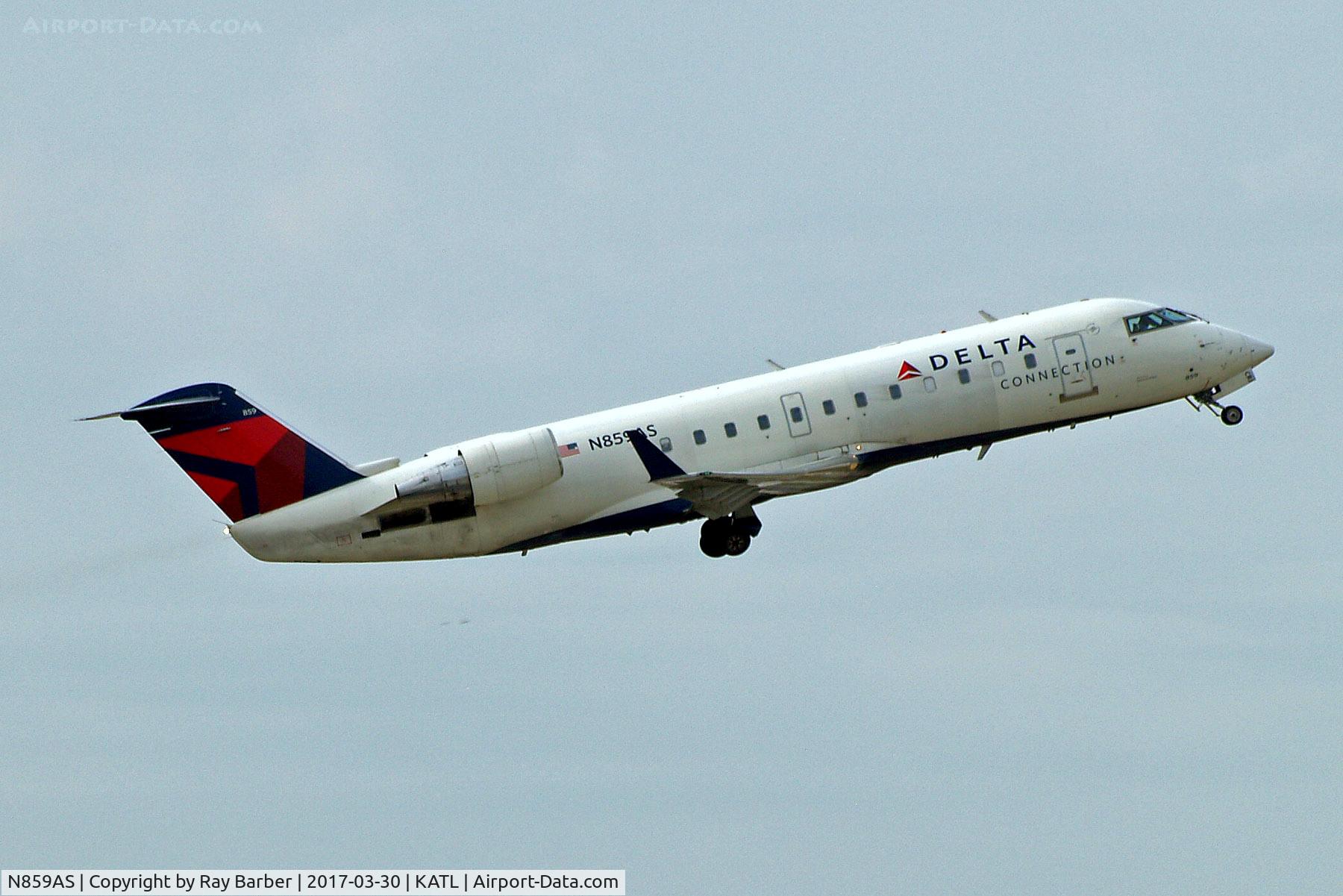 N859AS, 2000 Bombardier CRJ-200ER (CL-600-2B19) C/N 7421, N859AS   Canadair CRJ-200ER [7421] (Delta Air Lines) Atlanta-Hartsfield~N 30/03/2017