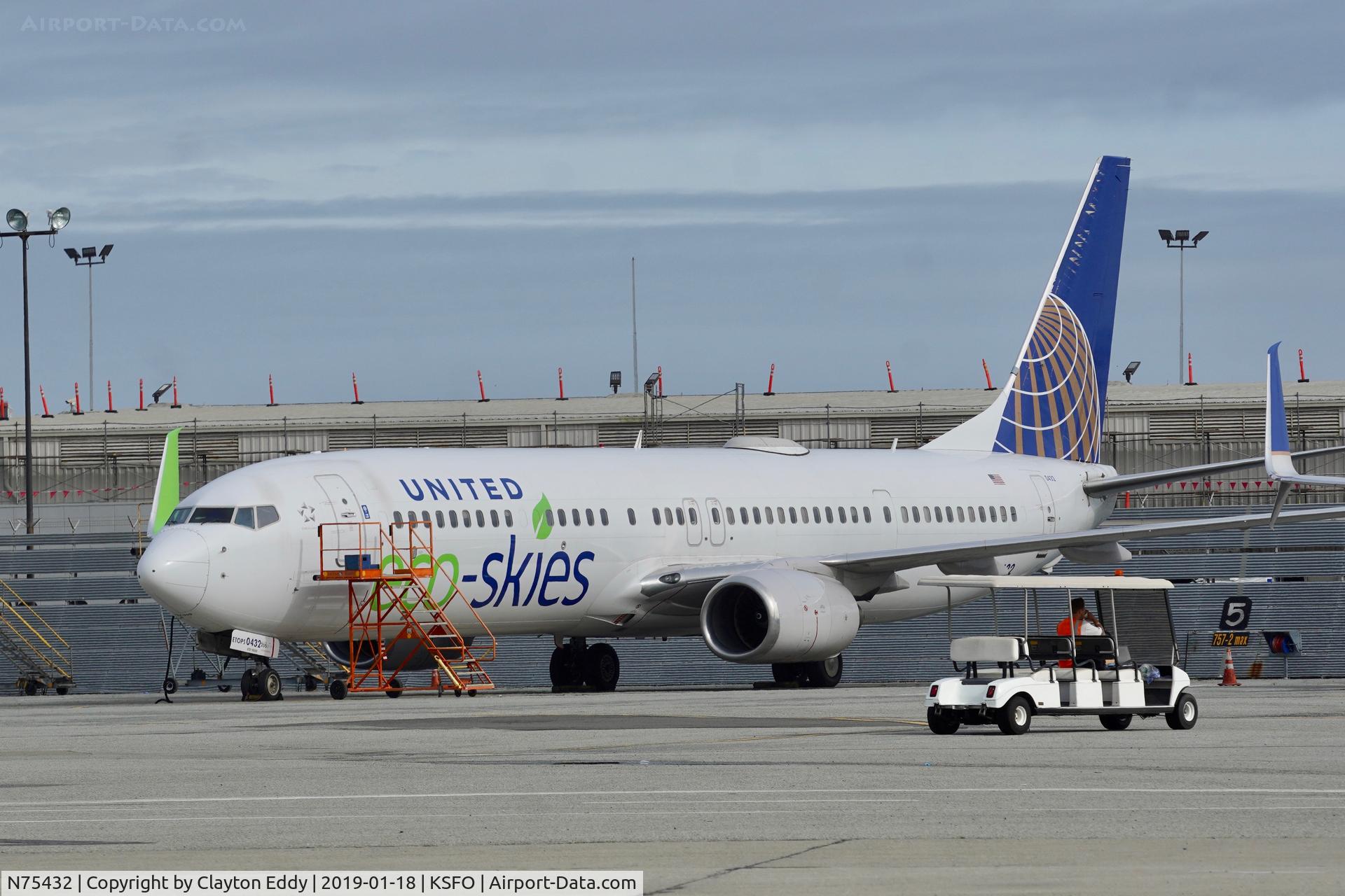N75432, 2009 Boeing 737-924/ER C/N 32835, SFO 2019.