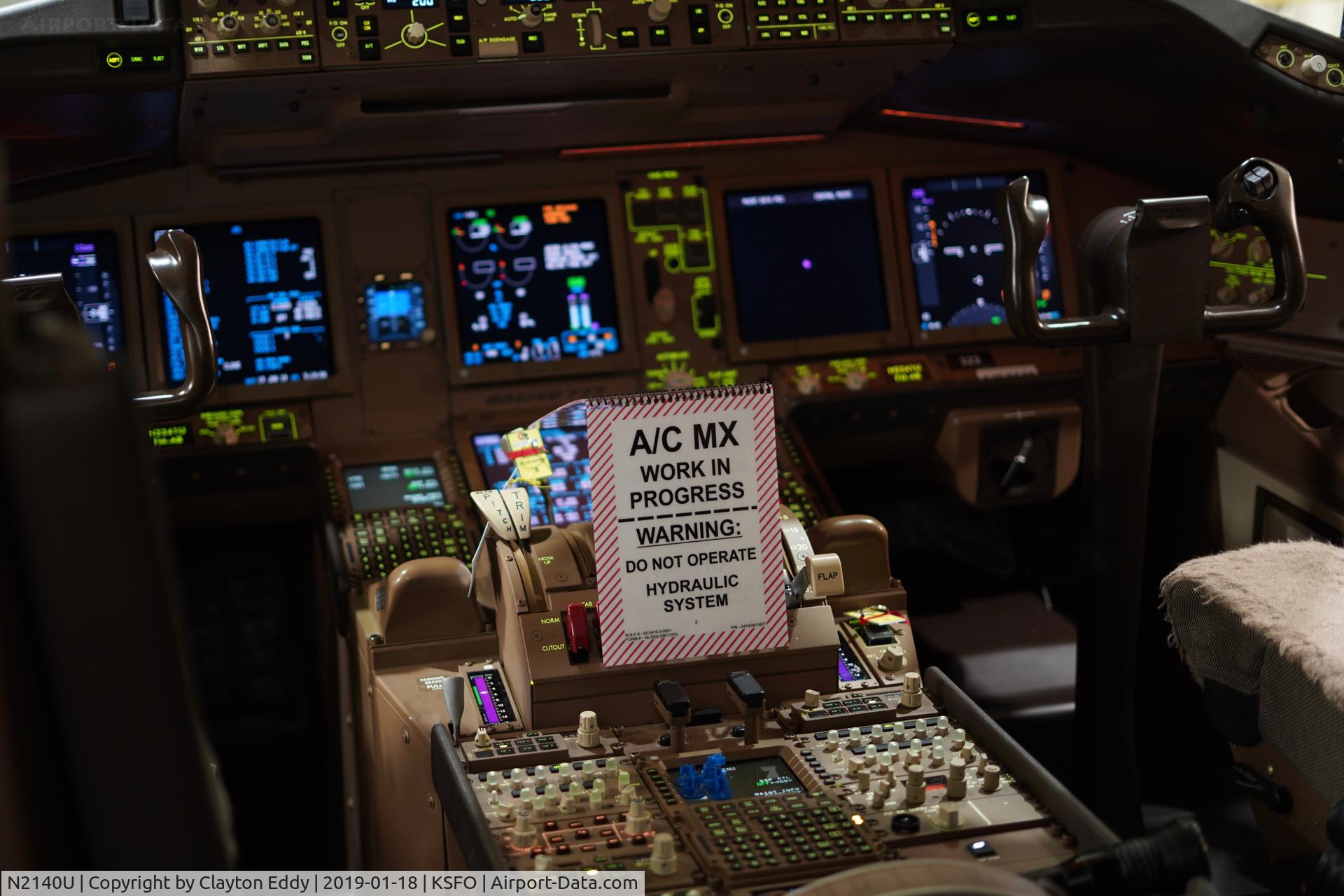 N2140U, 2017 Boeing 777-300/ER C/N 62651, SFO 2019.
