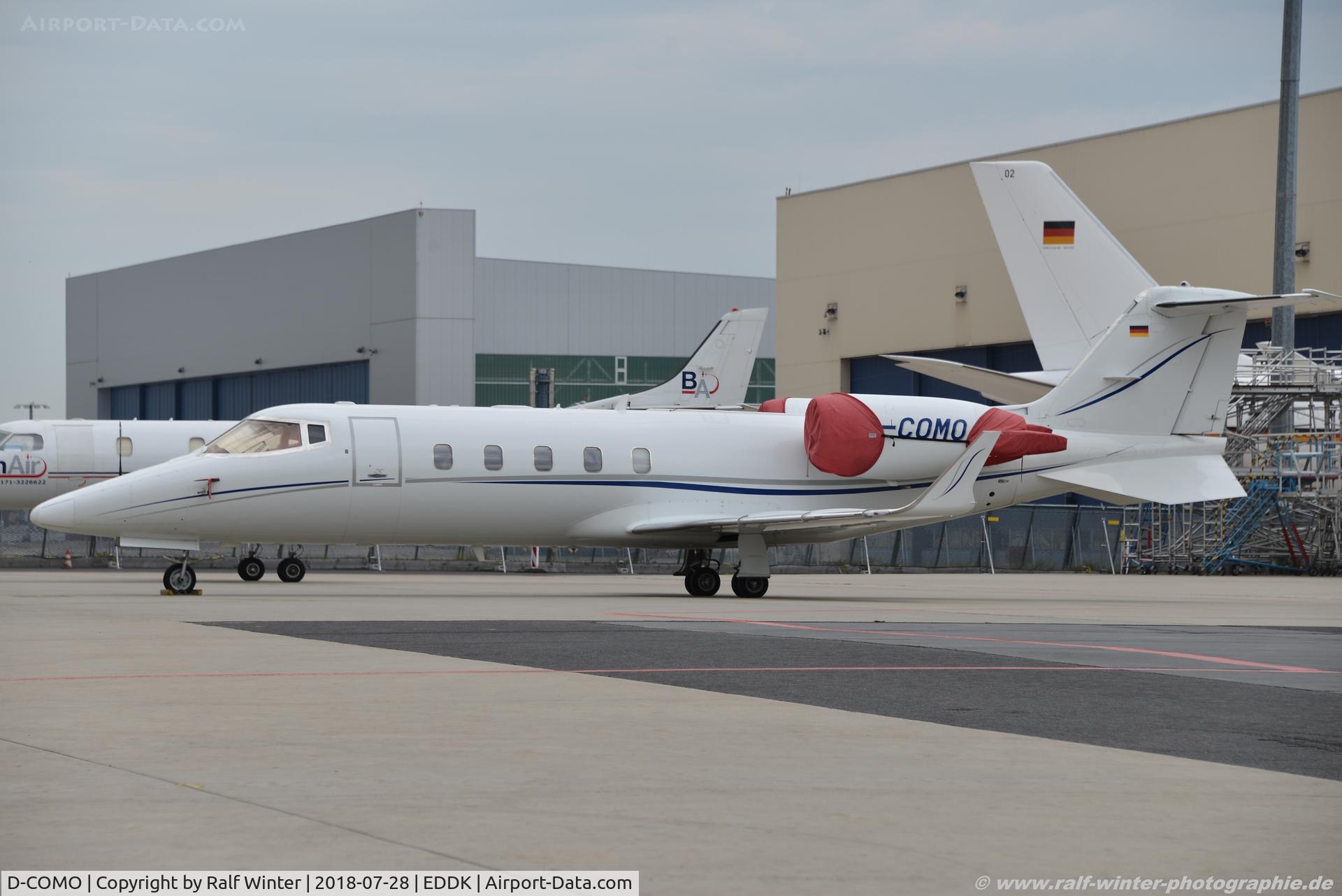 D-COMO, 2008 Learjet 60 C/N 60-350, Learjet 60 - JTI JetAir Flug GmbH - 60-169 - D-COMO - 28.07.2018 - CGN