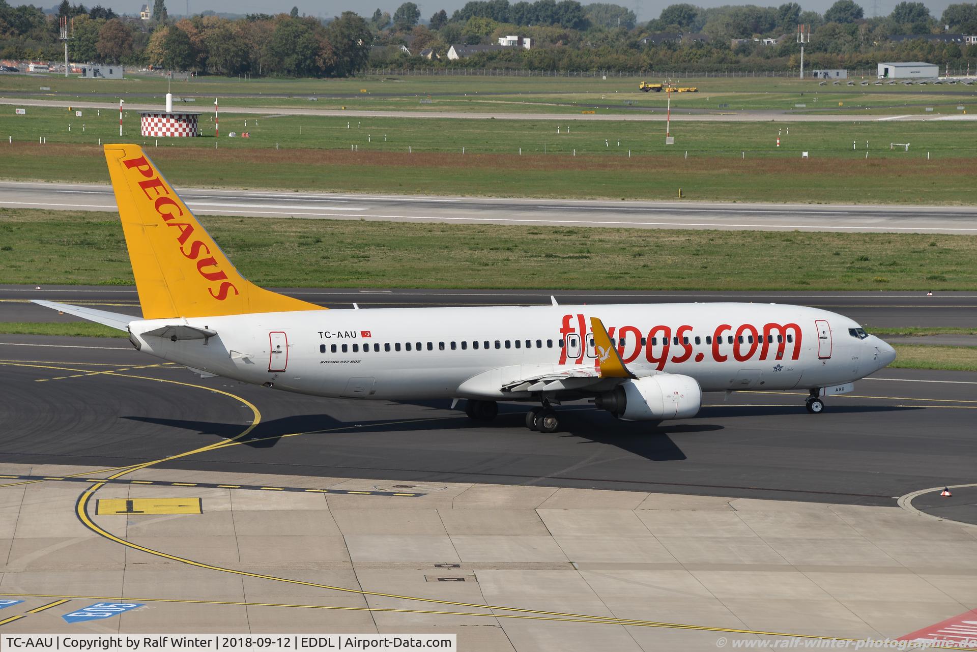 TC-AAU, 2010 Boeing 737-82R C/N 40873, Boeing 737-82R(W) - H9 PGT Pegasus Airlines 'Duru' - 40873 - TC-AAU - 12.09.2018 - DUS