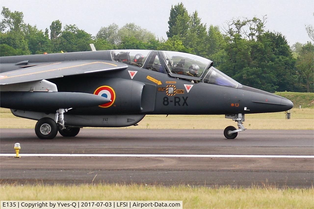 E135, Dassault-Dornier Alpha Jet E C/N E135, Dassault-Dornier Alpha Jet E, Taxiing rwy 29, St Dizier-Robinson Air Base 113 (LFSI) Open day 2017