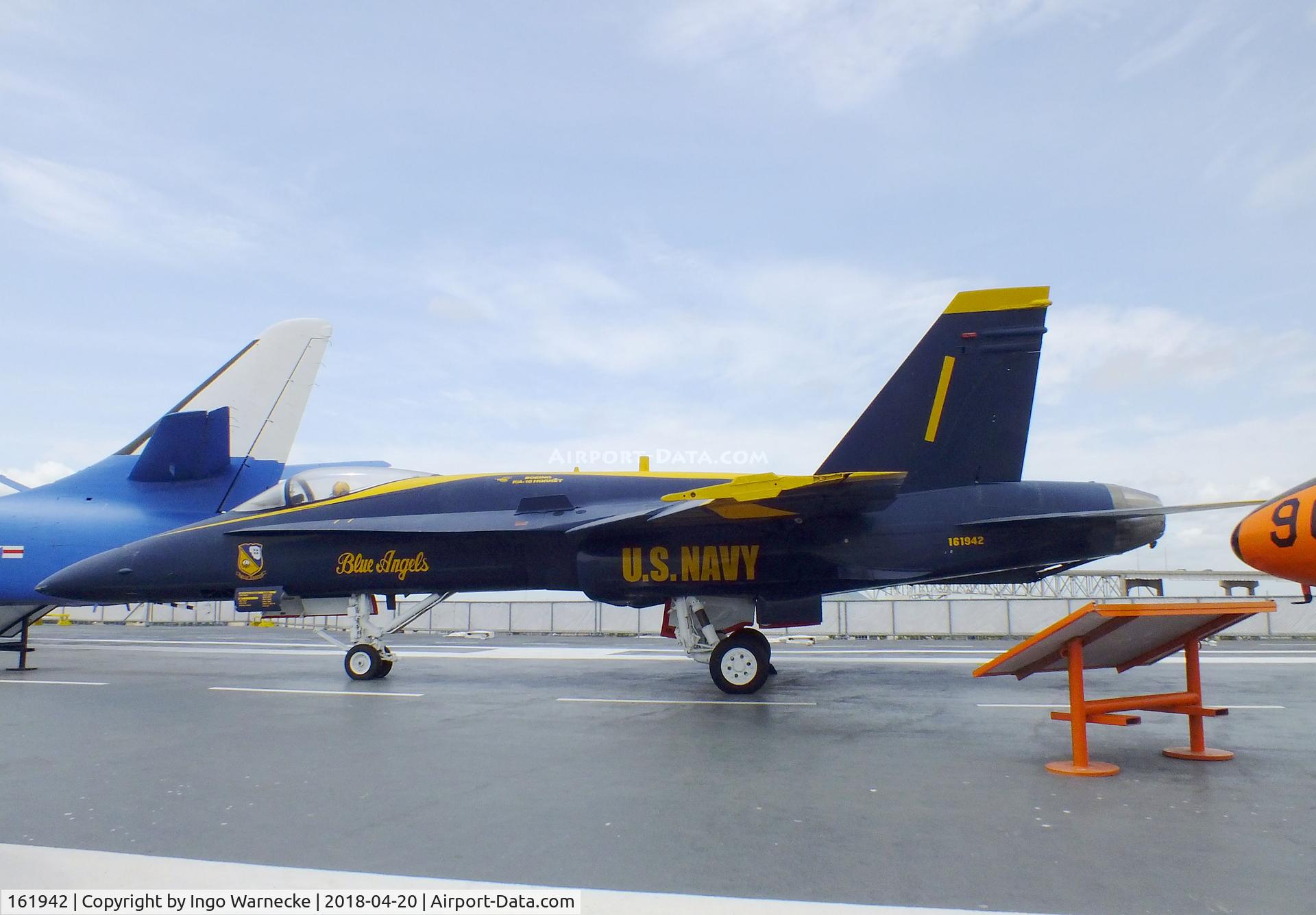 161942, McDonnell Douglas F/A-18A Hornet C/N 0149, McDonnell Douglas F/A-18A Hornet at the USS Lexington Museum, Corpus Christi TX