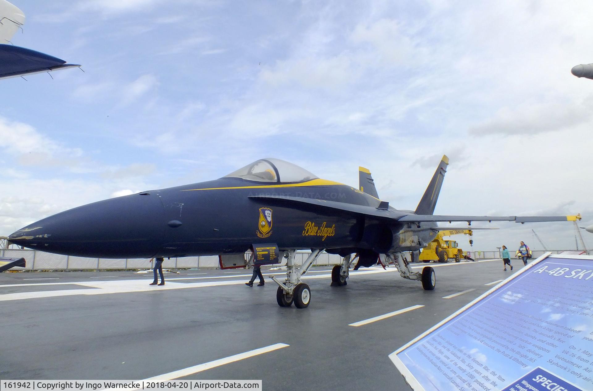 161942, McDonnell Douglas F/A-18A Hornet C/N 0149, McDonnell Douglas F/A-18A Hornet at the USS Lexington Museum, Corpus Christi TX
