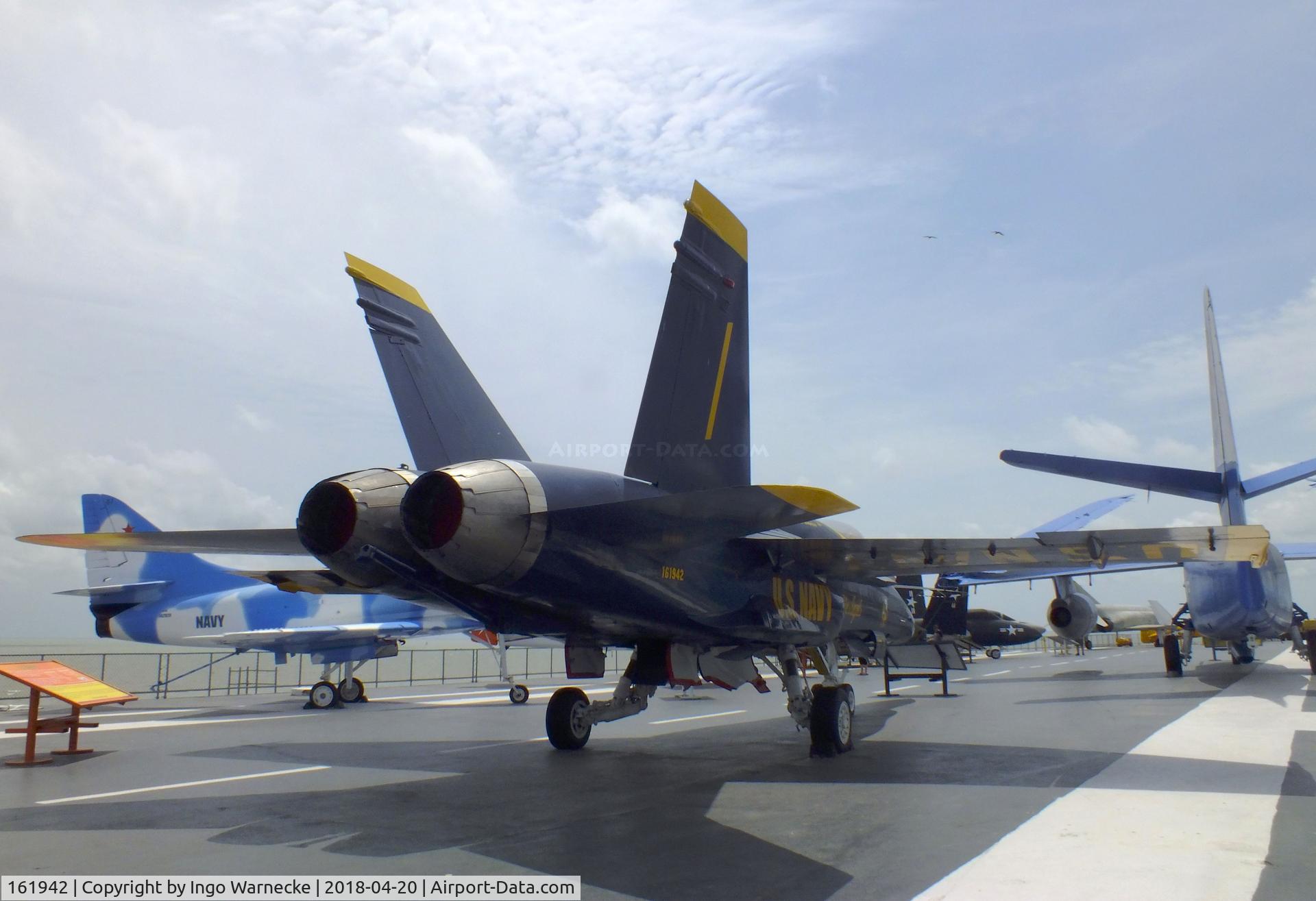 161942, McDonnell Douglas F/A-18A Hornet C/N 0149, McDonnell Douglas F/A-18A Hornet at the USS Lexington Museum, Corpus Christi TX