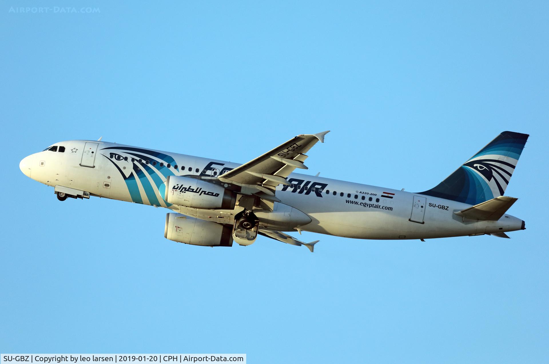 SU-GBZ, 2003 Airbus A320-232 C/N 2070, Copenhagen 20.1.2019