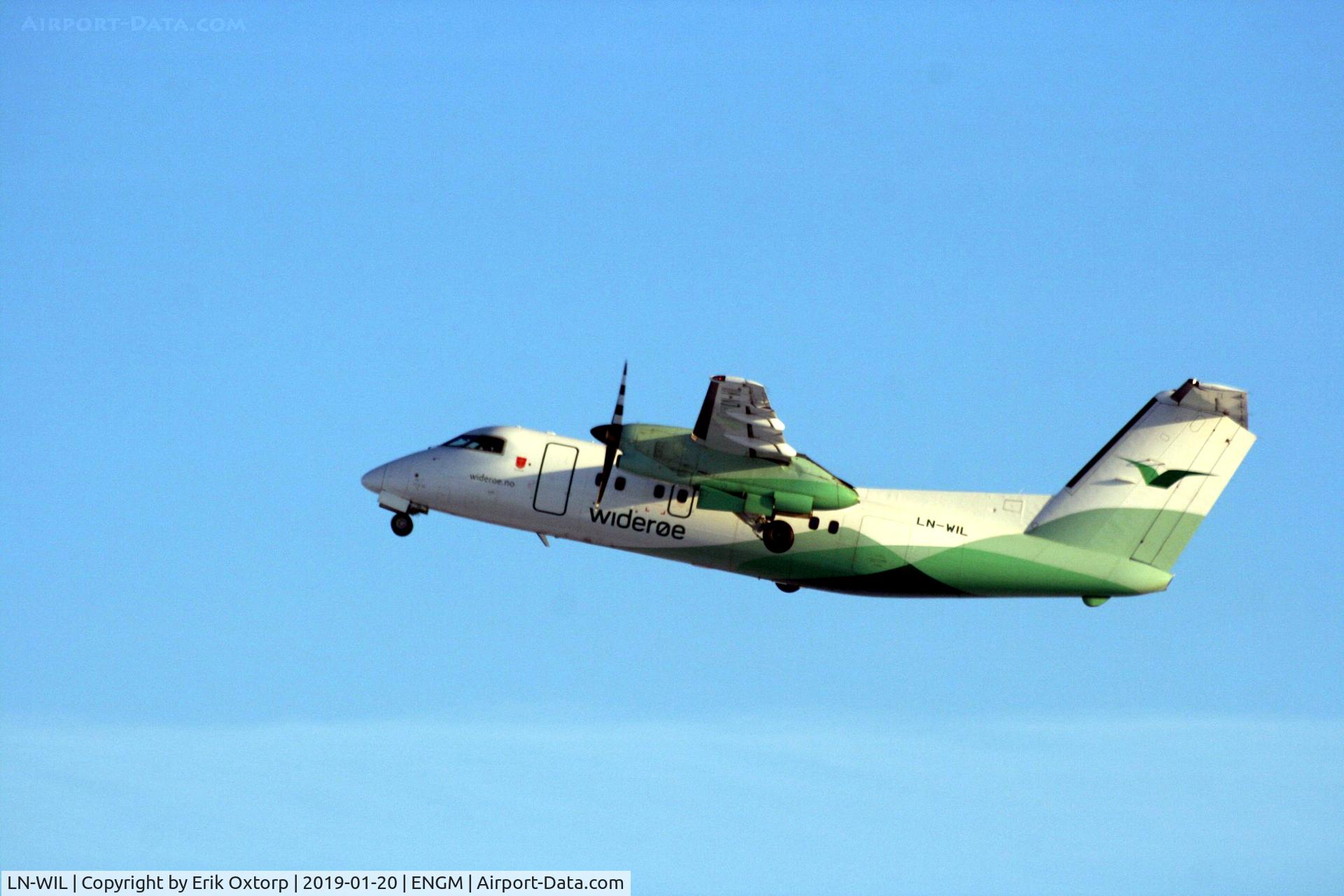 LN-WIL, 1995 De Havilland Canada DHC-8-103B Dash 8 C/N 398, LN-WIL in OSL