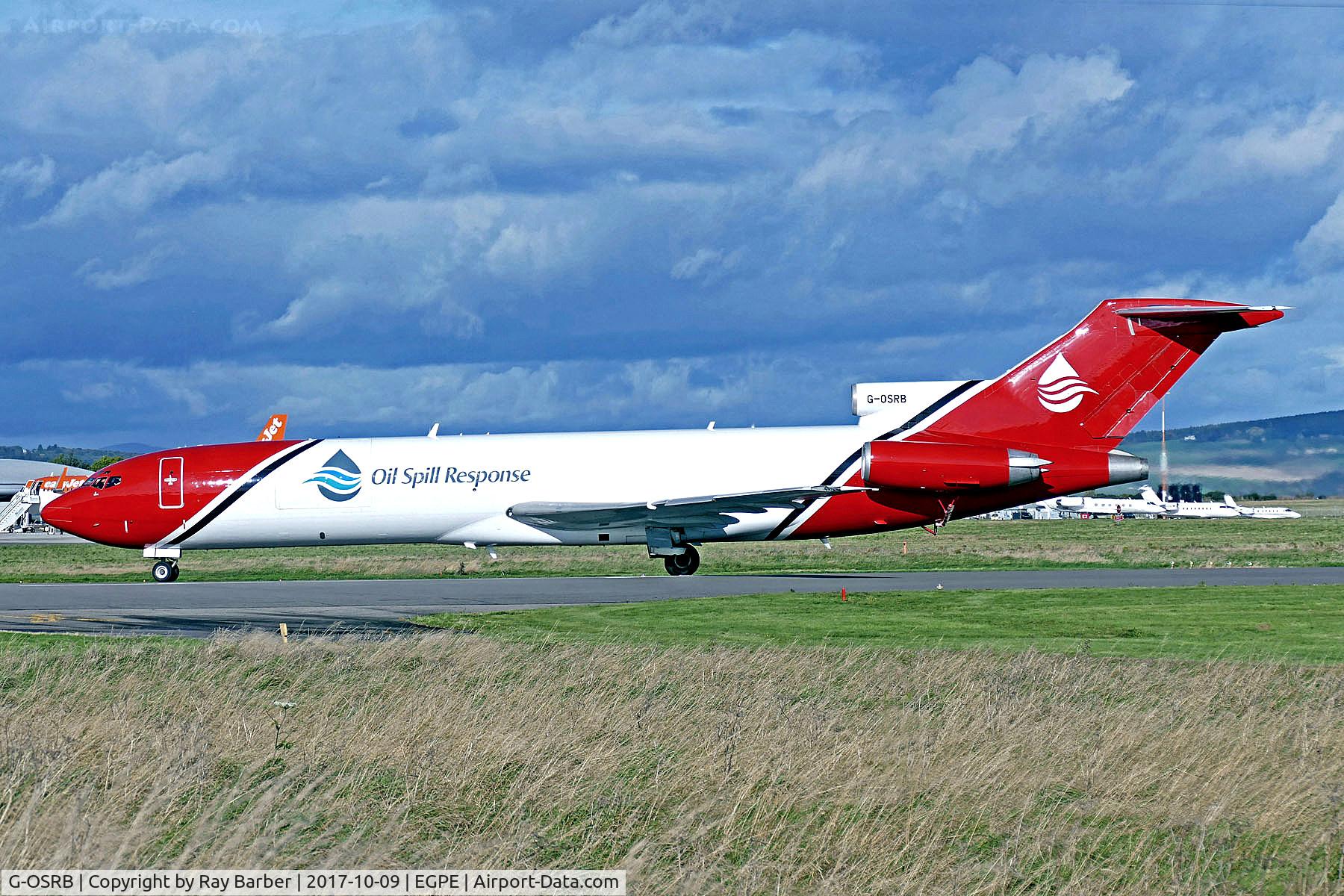 G-OSRB, 1983 Boeing 727-2S2F C/N 22929, G-OSRB   Boeing 727-252FRE [22929] (2Excel Aviation / Oil Spill Response) Inverness (Dalcross)~G 09/10/2017
