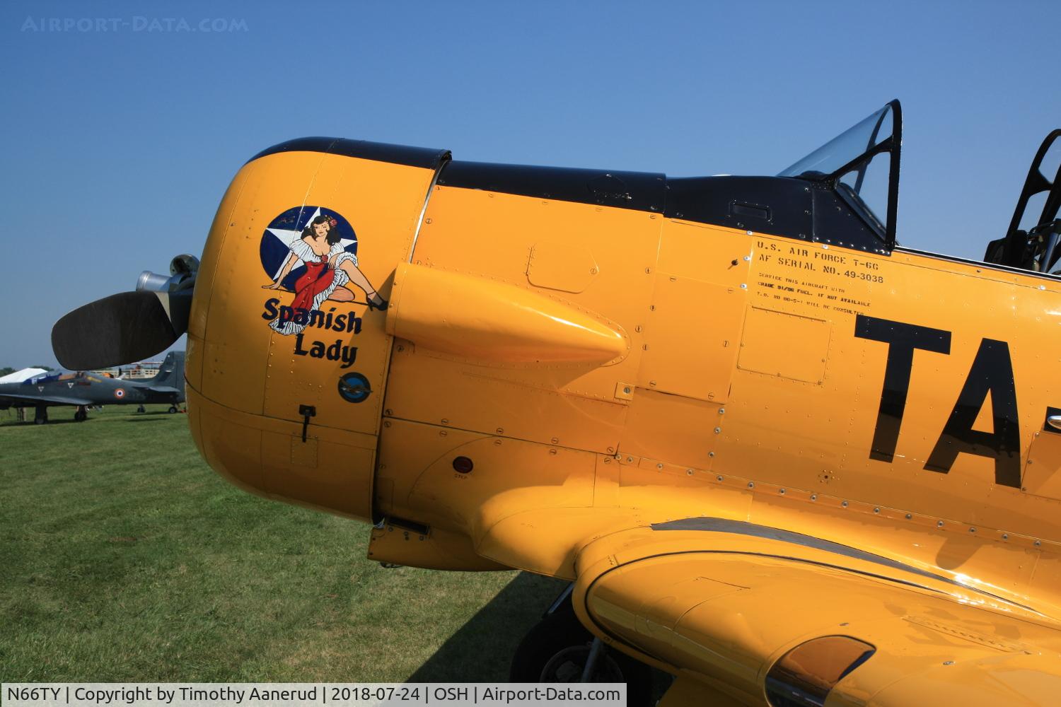 N66TY, North American T-6G Texan C/N 168-142, North American T-6G Texan, c/n: 168-142