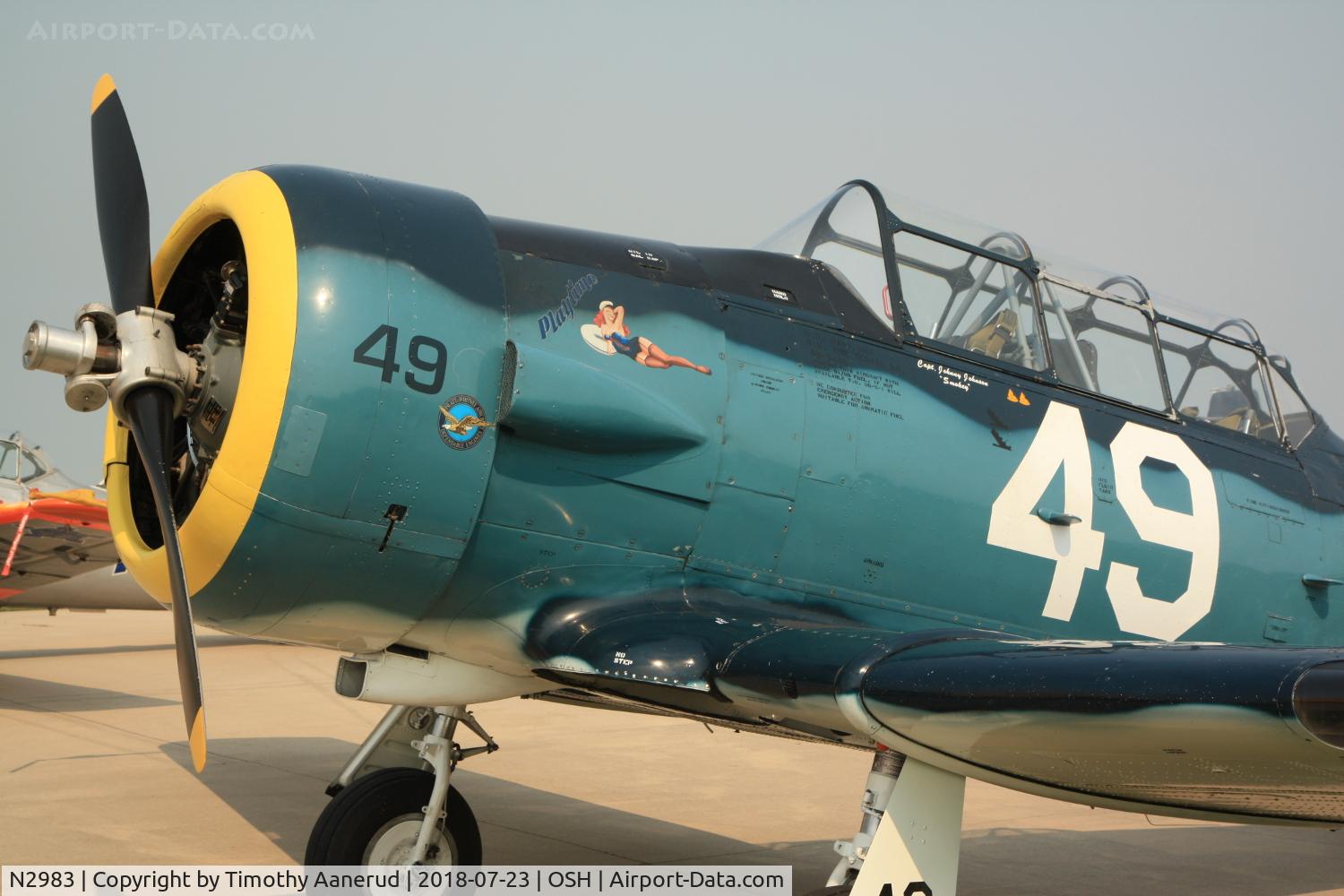 N2983, 1942 North American AT-6D Texan C/N 88-17125, 1942 North American AT-6D, c/n: 88-17125