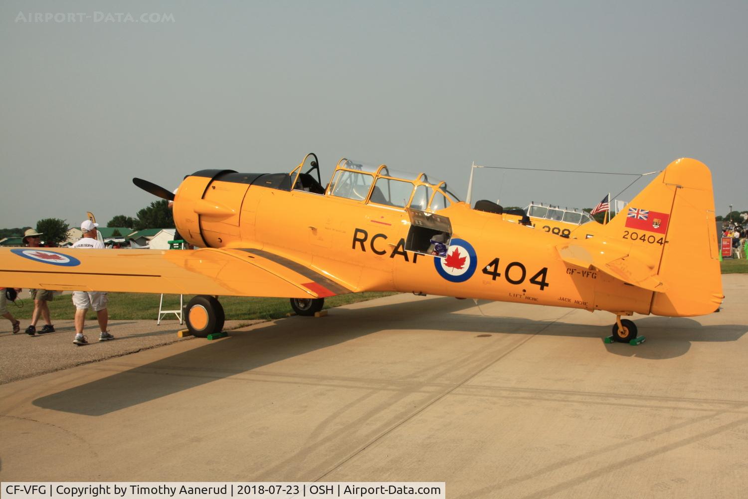 CF-VFG, 1952 Canadian Car & Foundry T-6 Harvard Mk.4 C/N CCF4-195, 1952 Canadian Car & Foundry T-6 Harvard Mk.4, c/n: CCF4-195