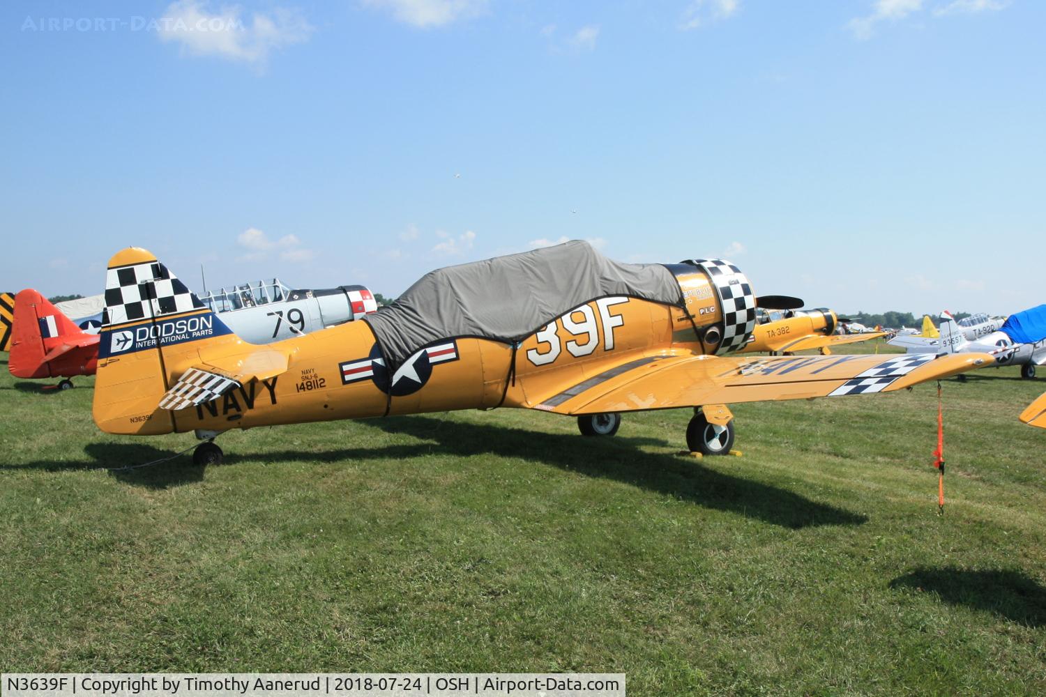 N3639F, North American SNJ-6 Texan C/N 121-43111, North American SNJ-6, c/n: 121-43111