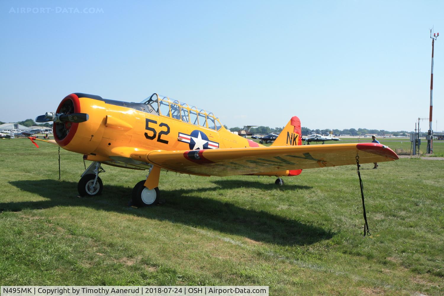 N495MK, North American SNJ-4 Texan C/N 88-13133, North American SNJ-4, c/n: 88-13133