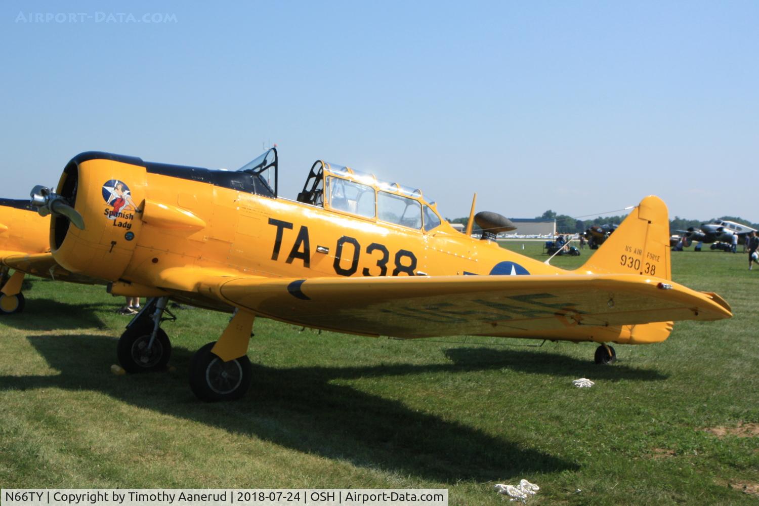 N66TY, North American T-6G Texan C/N 168-142, North American T-6G Texan, c/n: 168-142