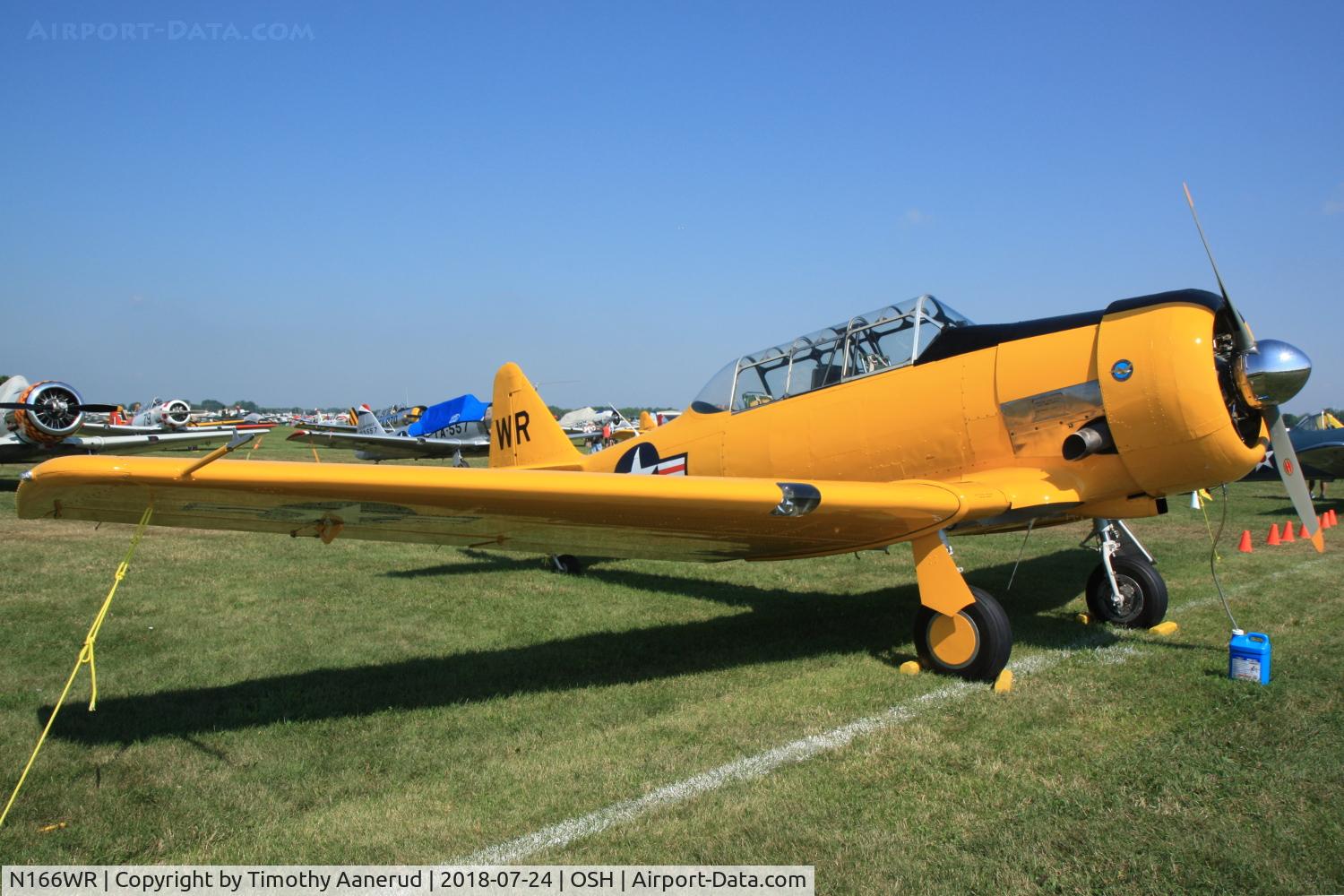 N166WR, North American T-6G Texan C/N 168-401, North American T-6G Texan, c/n: 168-401