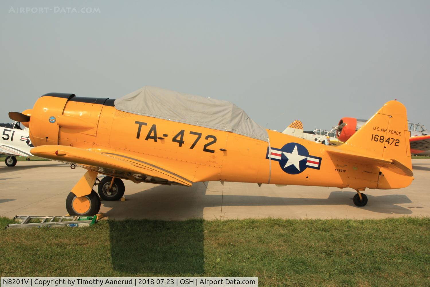 N8201V, North American T-6G Texan C/N 168-472, North American T-6G Texan, c/n: 168-472