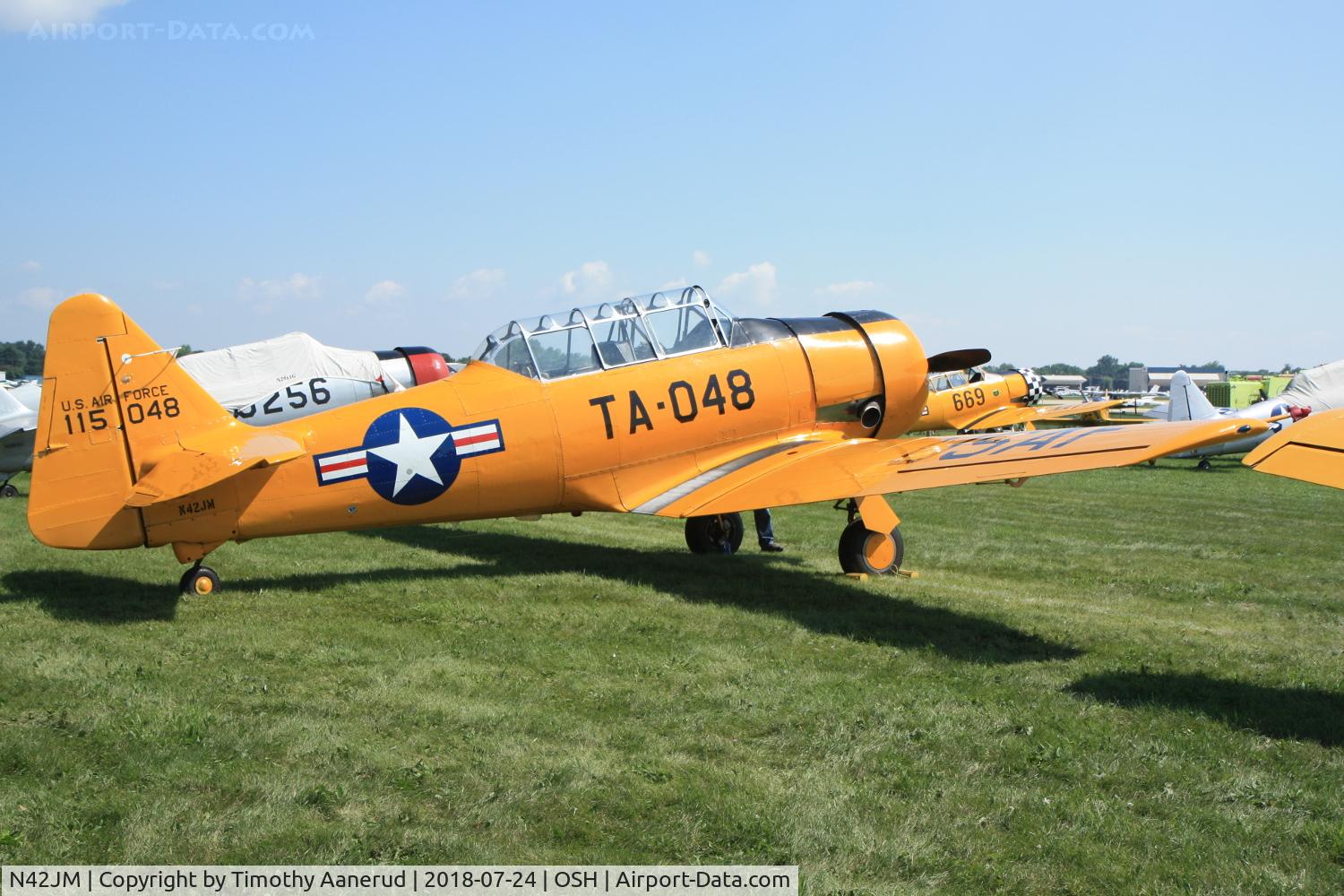 N42JM, North American T-6G Texan C/N 182-735, North American-buehn T-6G Texan, c/n: 182-735